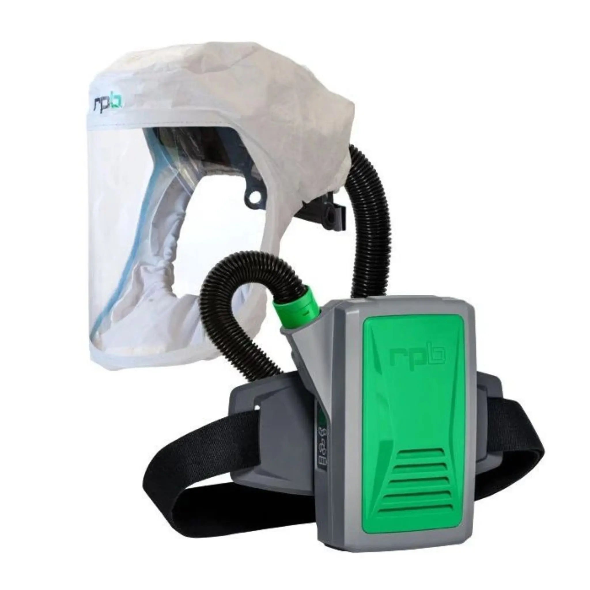 RPB Safety 17-208-22 T200 Respirator with Air Duct/Head Harness Assembly, Tychem 2000 Face Seal, Breathing Tube, PX5 PAPR Assembly, 1 Kit, Main Image