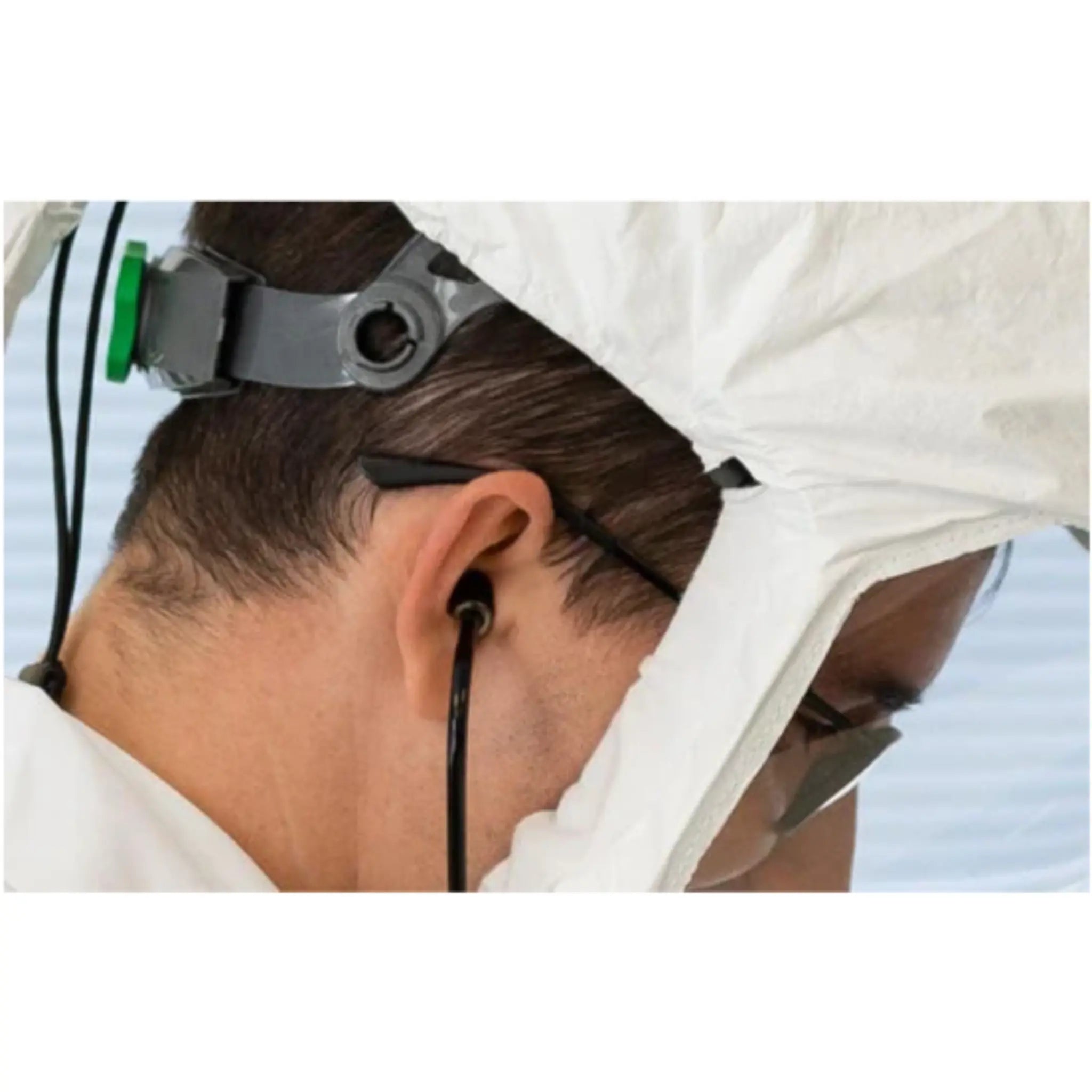 RPB Safety 17-208-22 T200 Respirator with Air Duct/Head Harness Assembly, Tychem 2000 Face Seal, Breathing Tube, PX5 PAPR Assembly, 1 Kit, Image 3