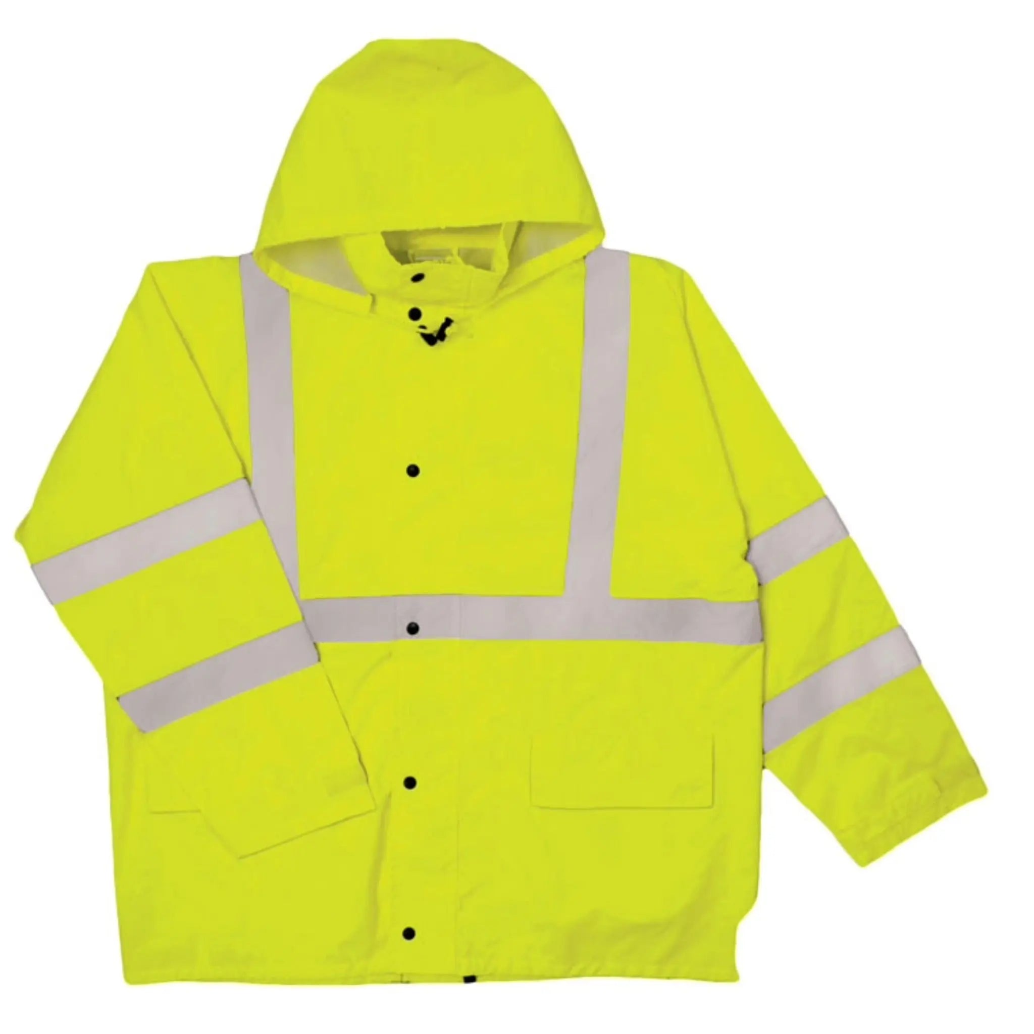 Kishigo RW110 Economy Rainwear Set, Lime, 1 Each-Front