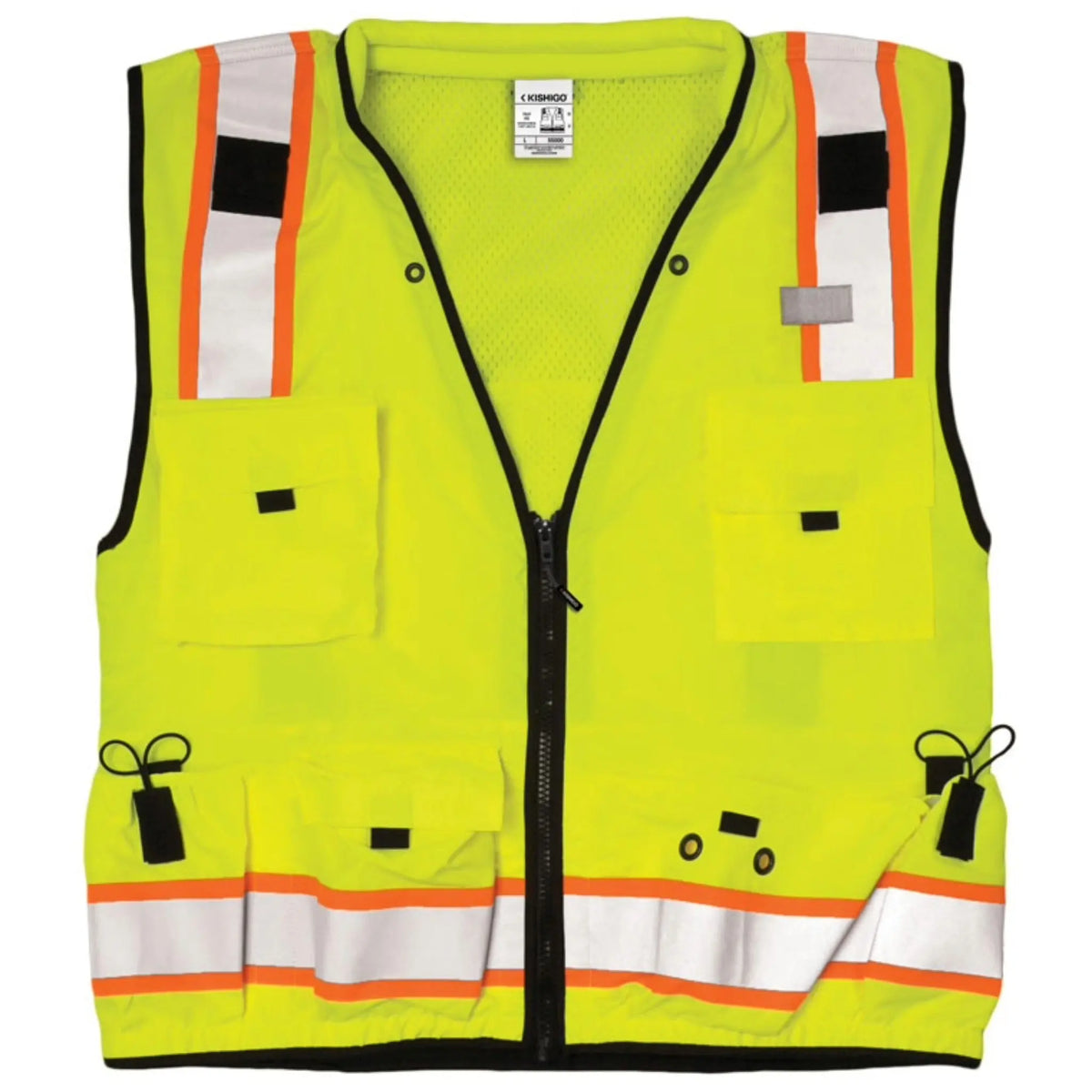 Kishigo S500 Professional Surveyors Vest, Type R, Class 2, 1 Each