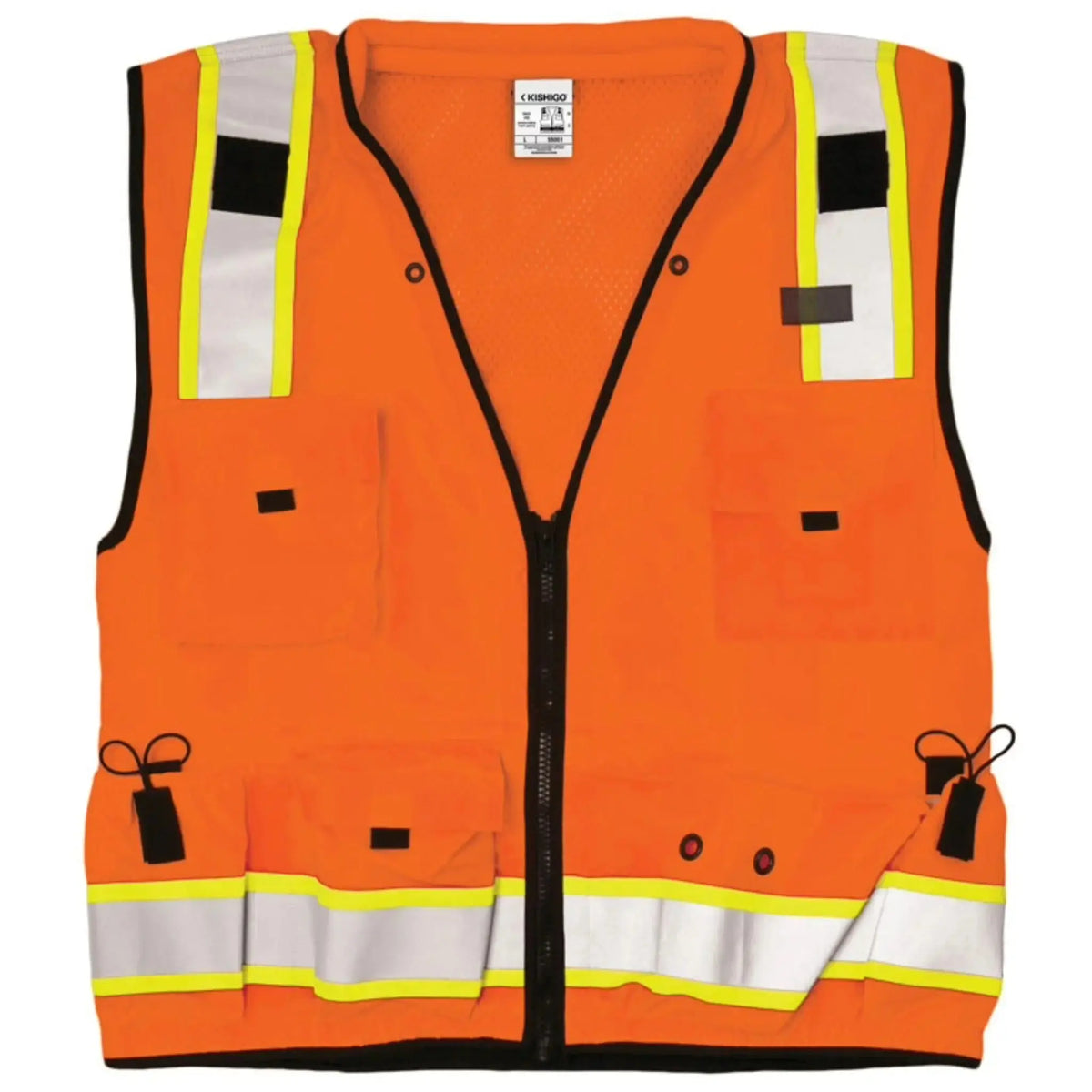 Kishigo S500 Professional Surveyors Vest, Type R, Class 2, 1 Each