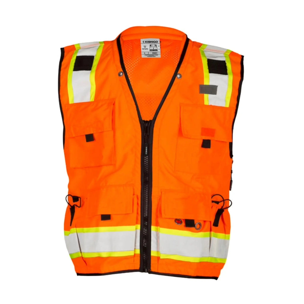 Kishigo S500 Professional Surveyors Vest, Type R, Class 2, 1 Each