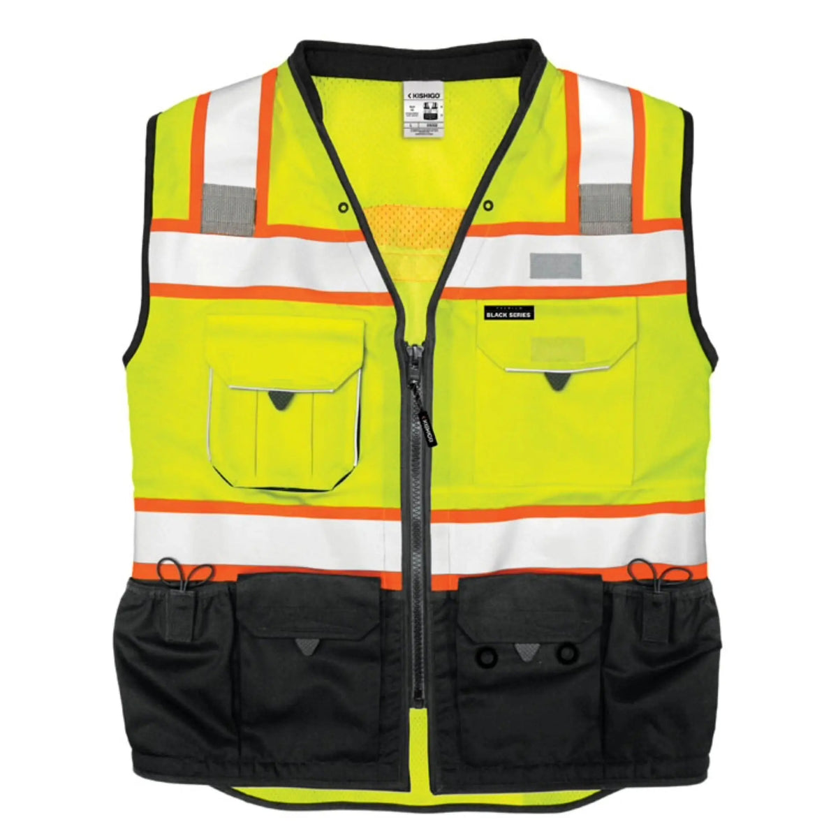 Kishigo S500 ANSI Type R Class 2 Surveyors Vest, 1 Each