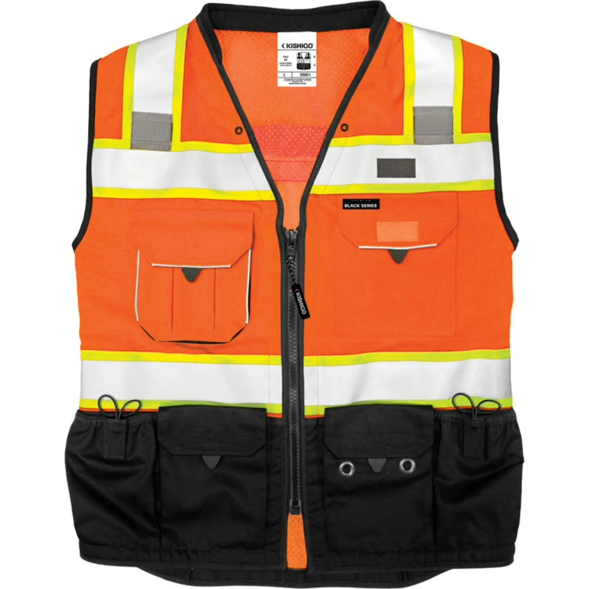 Kishigo S500 ANSI Type R Class 2 Surveyors Vest, 1 Each