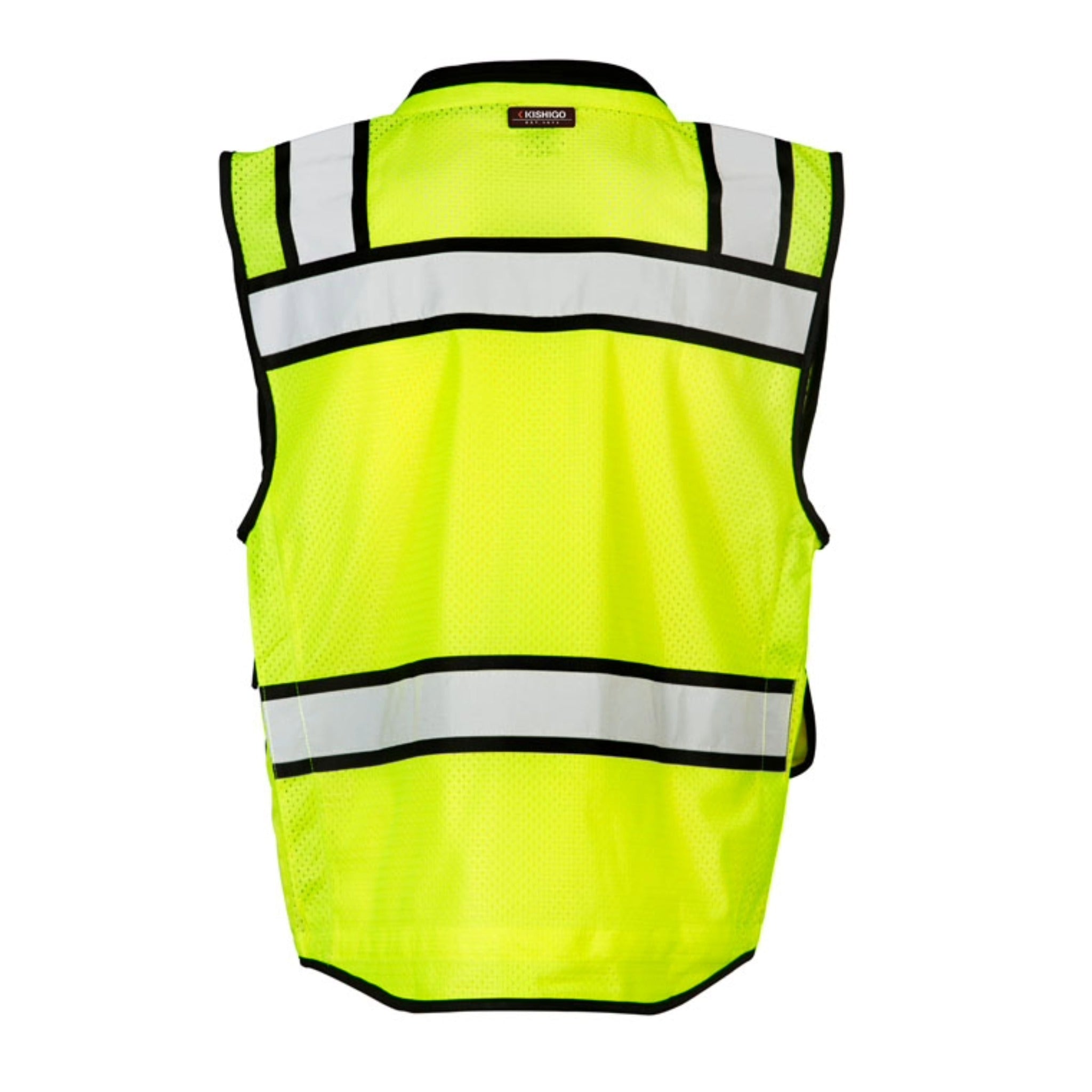 Kishigo S500 High Performance Surveyors Vest, Type R, Class 2, Lime, 1 Each