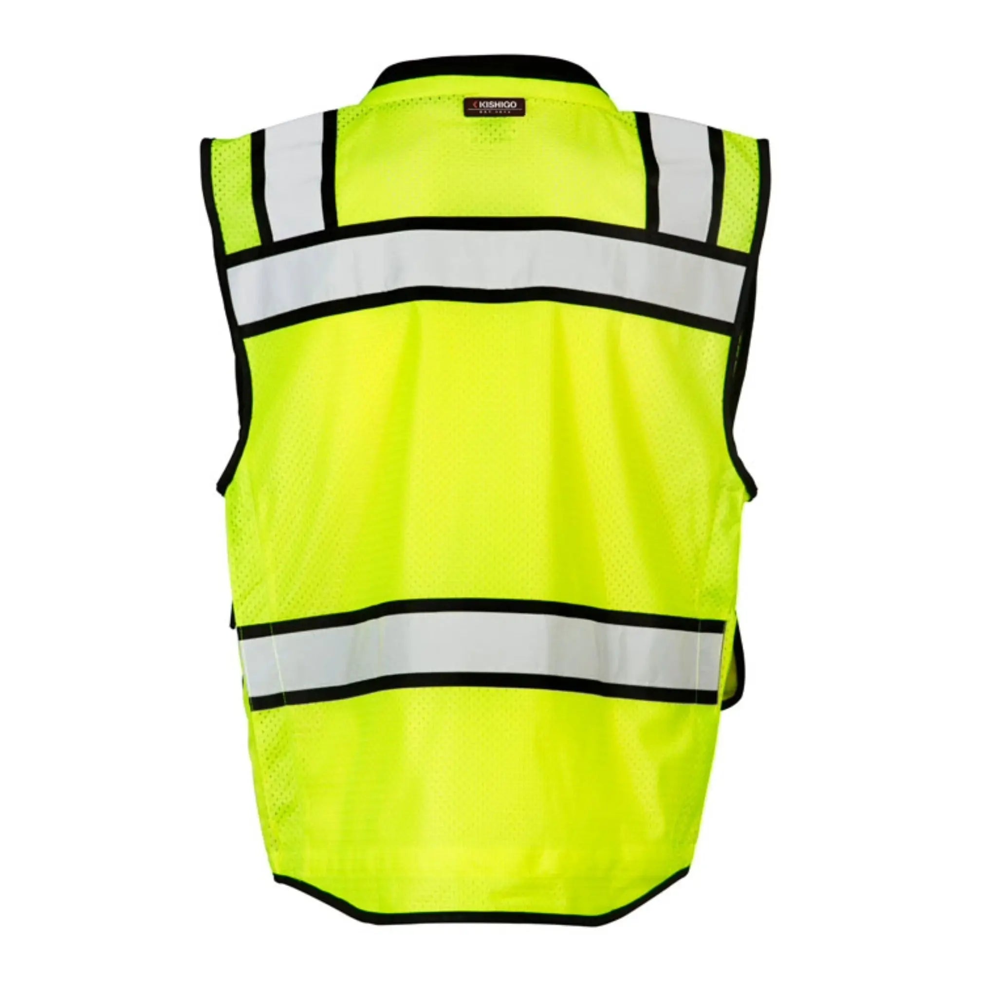 Kishigo S500 High Performance Surveyors Vest, Type R, Class 2, Lime, 1 Each