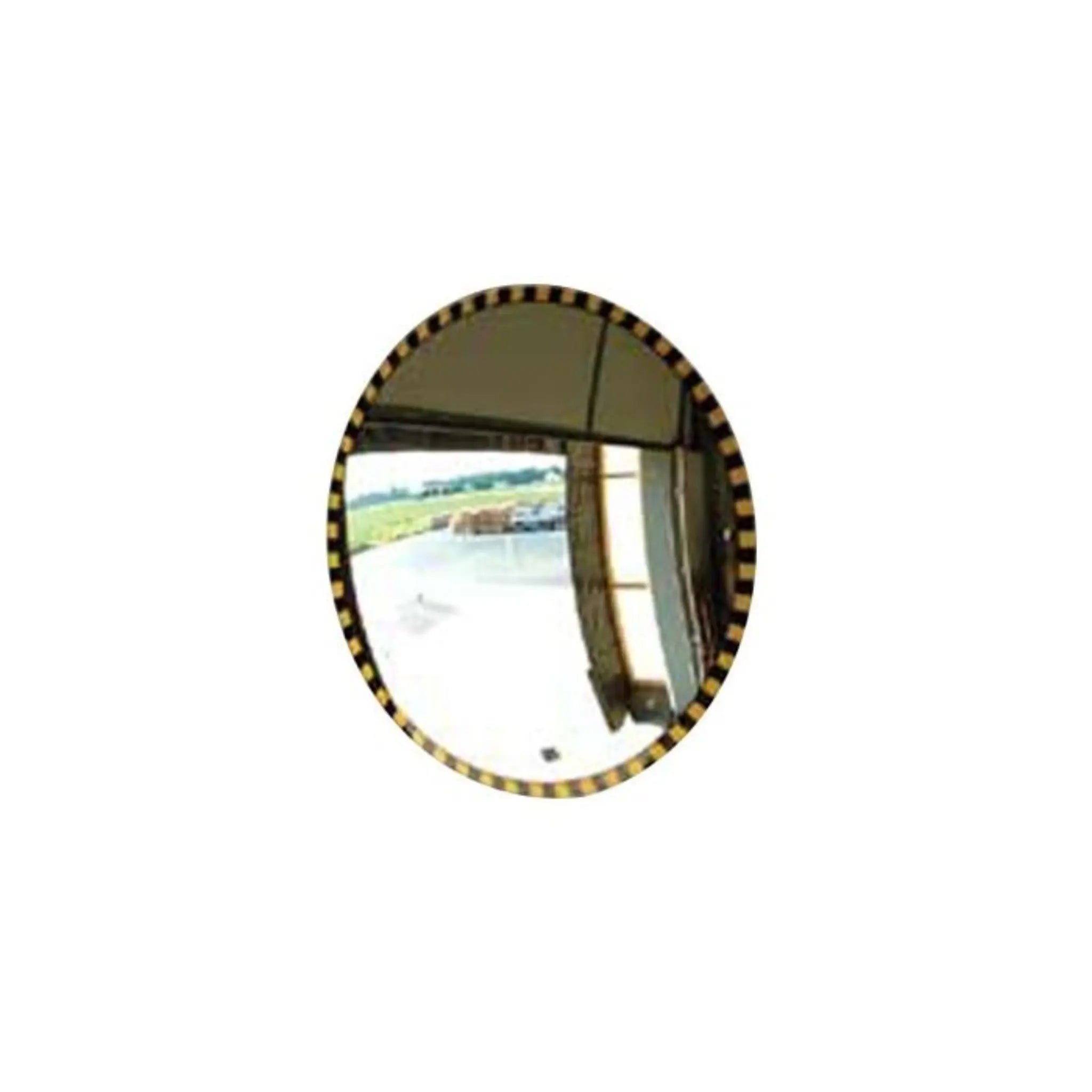 Se-Kure Domes & Mirrors CVI-18SB 18" Diameter Convex Mirror With Safety Border, 1 Each, Main Image