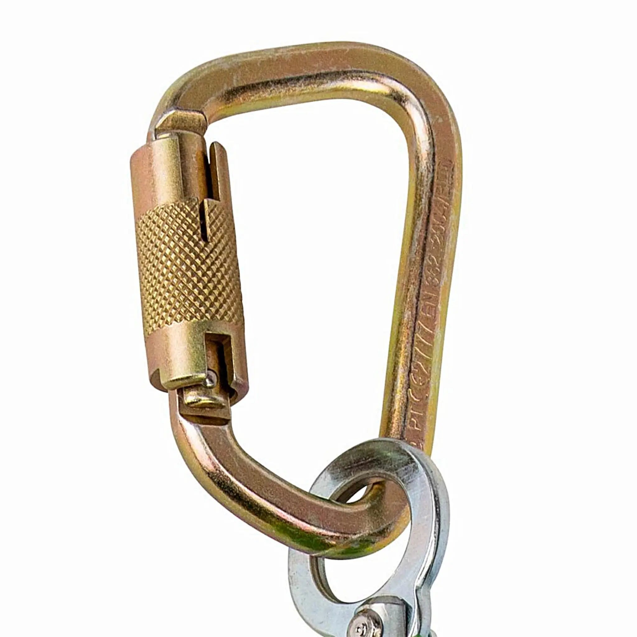 SafeWaze 019-5044 Latitude 6' Single Web SRL-P, Carabiner close-up