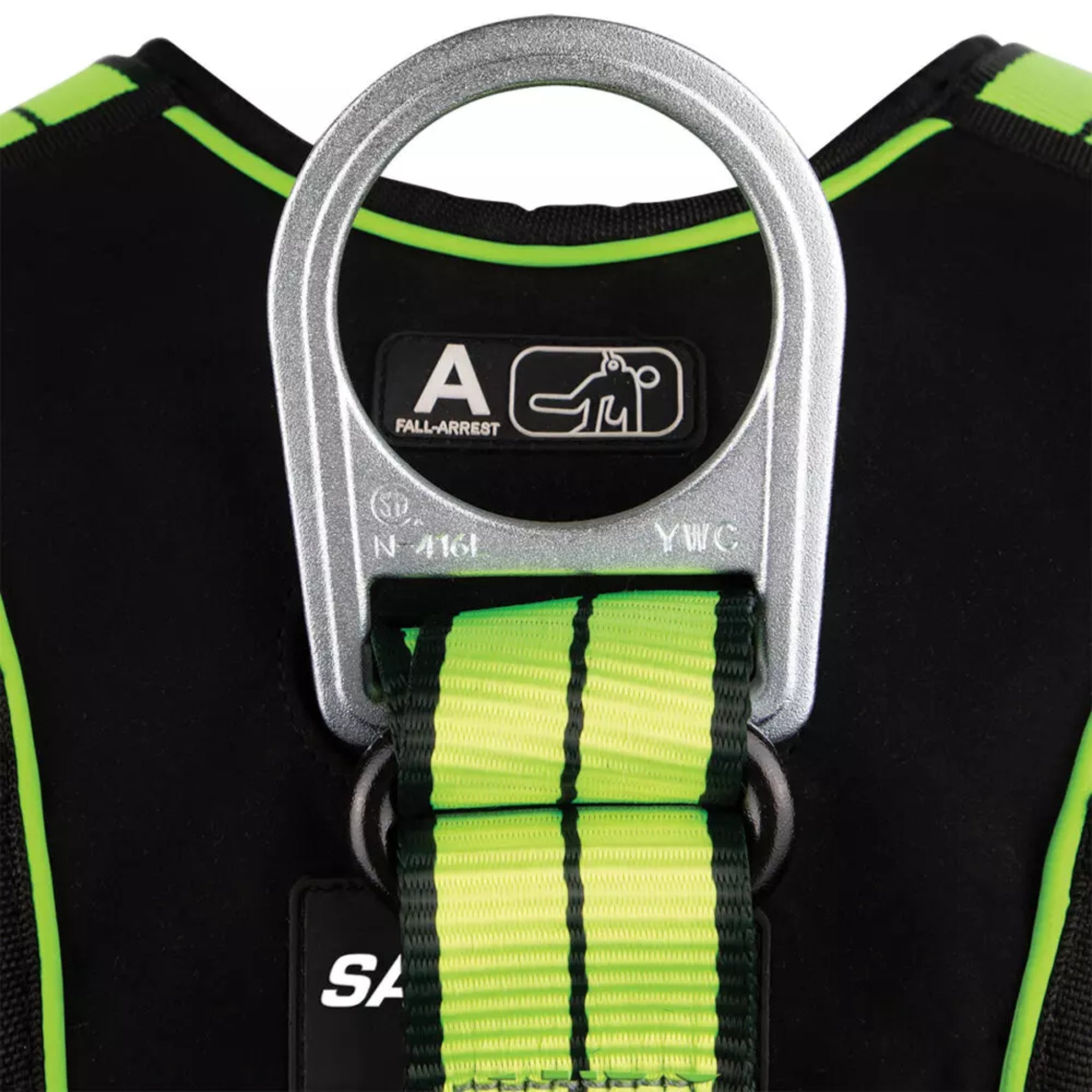 Safewaze FS-FLEX185 Series PRO+ Full Body Harness, D-ring detail