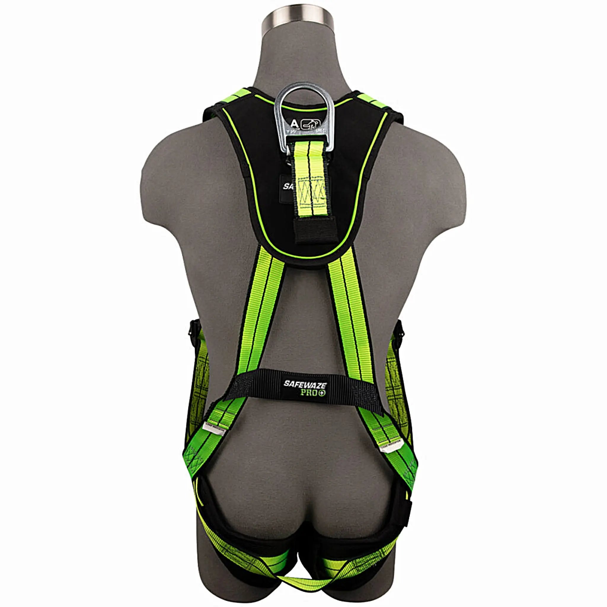 Safewaze FS-FLEX280 Series PRO+ Full Body Harness, back view 1