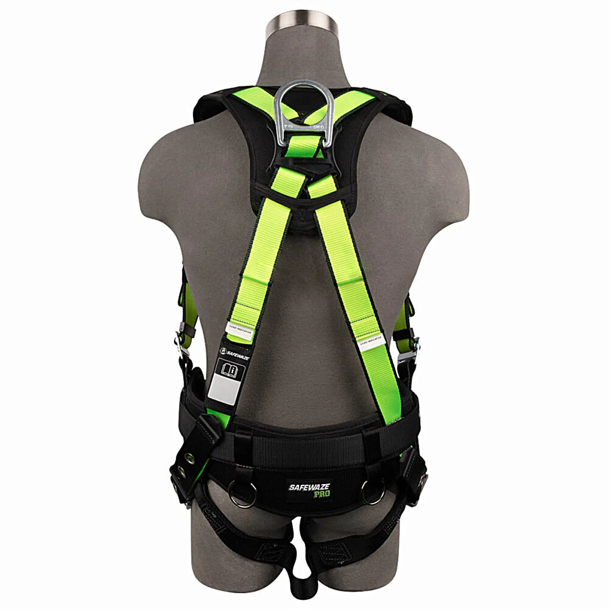 Safewaze FS170 Series PRO Construction Harness, back view_1