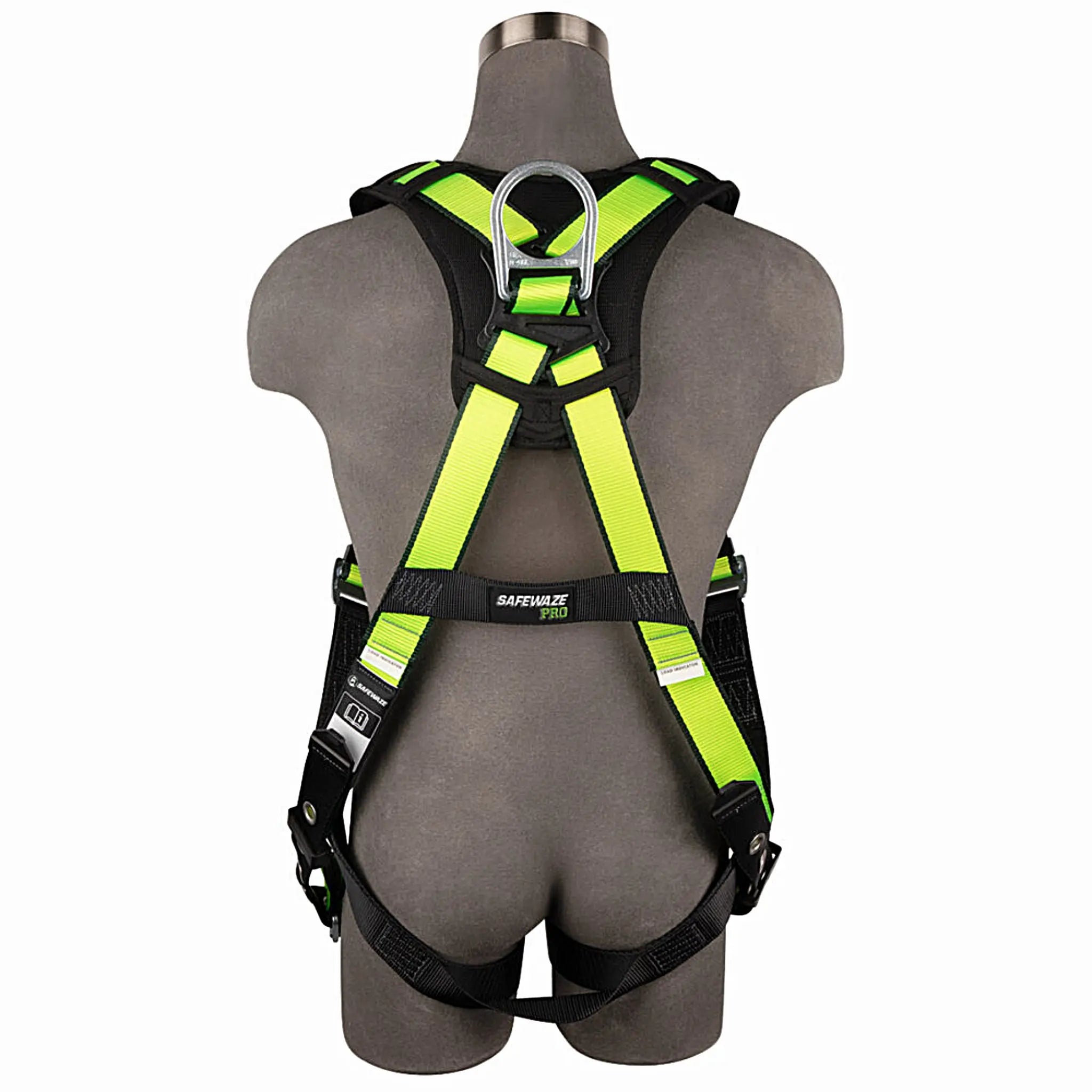 Safewaze FS185 Series PRO Full Body Harness, back view_1