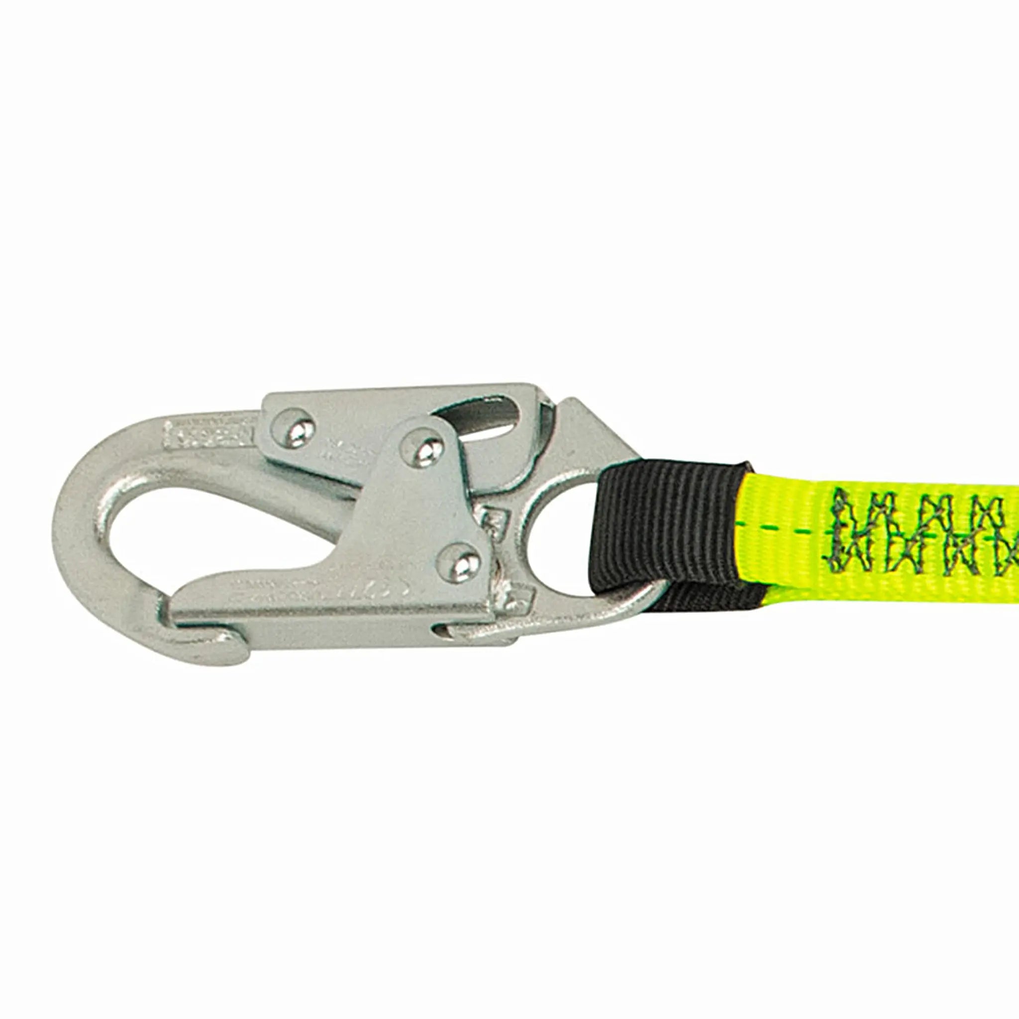 SafeWaze FS33310 6' Adjustable Web Restraint Lanyard, forged steel snap hooks