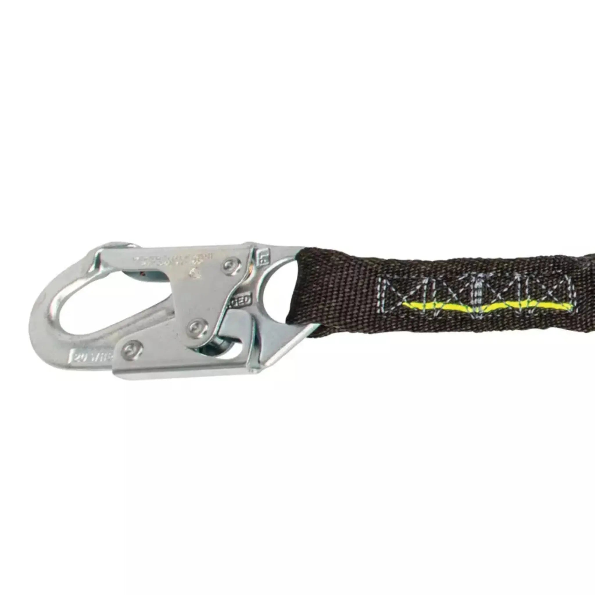 Safewaze FS580 PRO 6' Internal Energy Absorbing Lanyard, Snap Hook, 2_forged_steel_snap_hooks