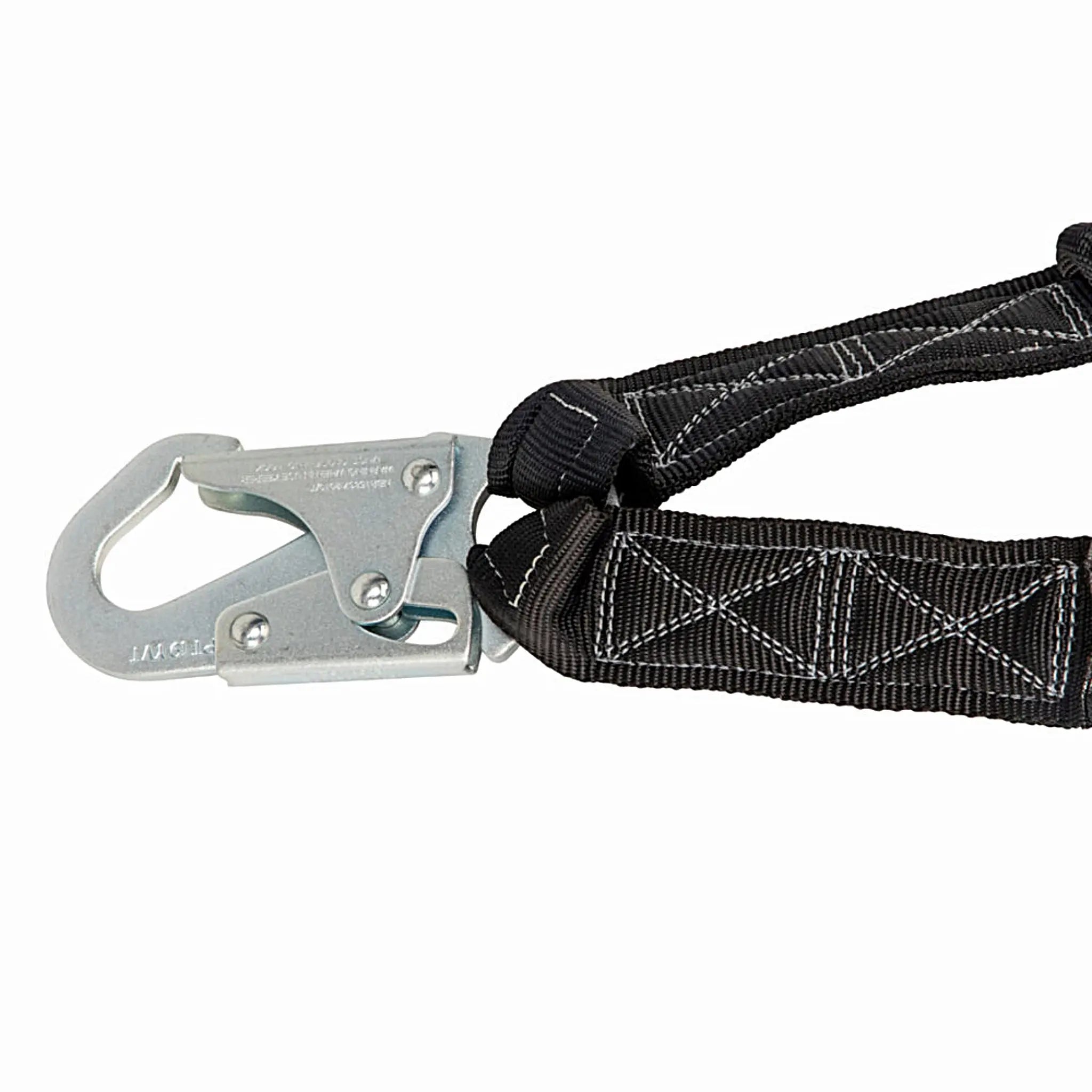 Safewaze FS88586 V-Line 6' Internal Energy Absorbing Lanyard, Dual Leg, Rebar Hooks, Rebar Hook