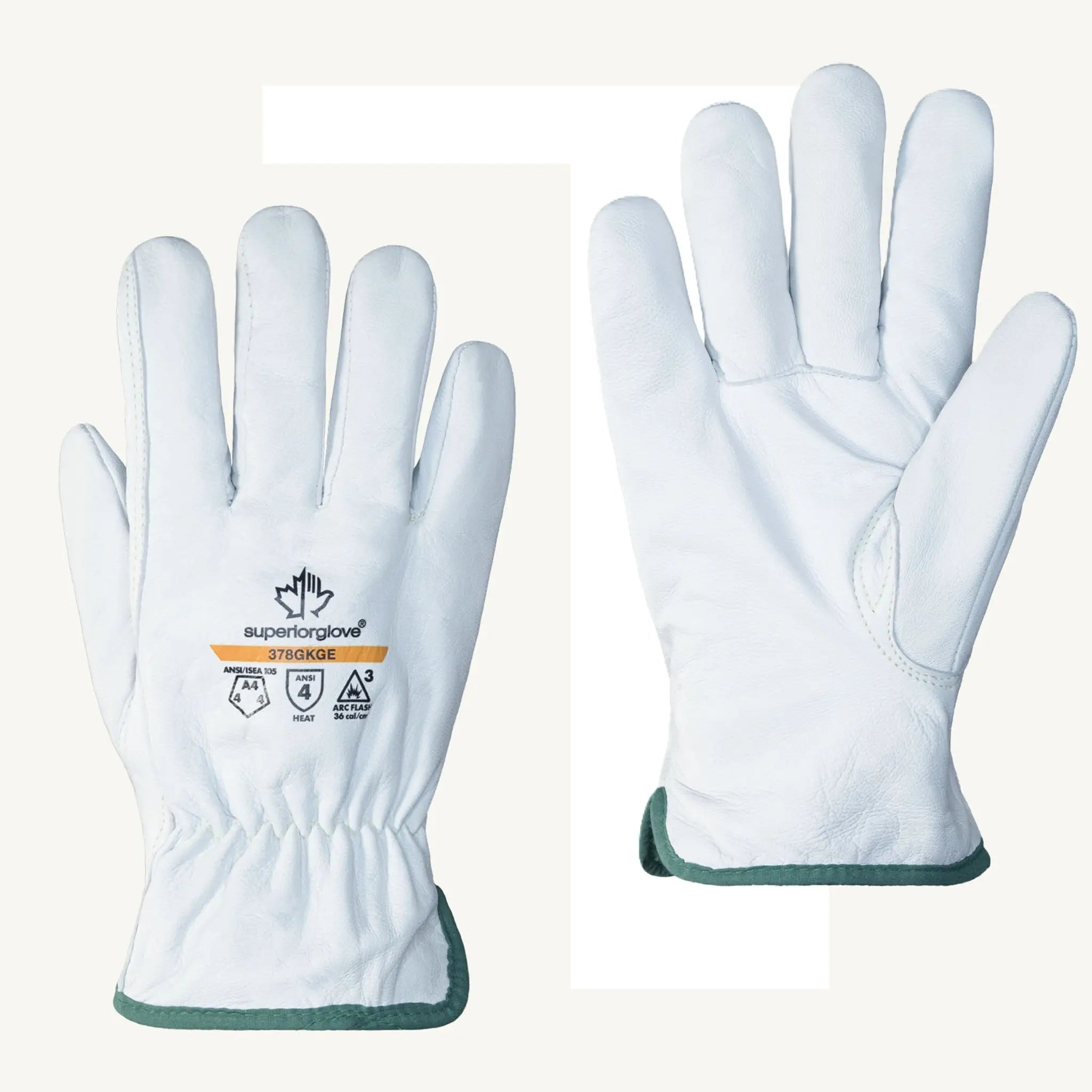 Superior Glove Works Endura 378GKGE-L Arc Flash-Rated Level 3 Goatskin Gloves, 36 cal, Large, 1 Pair, Main Image