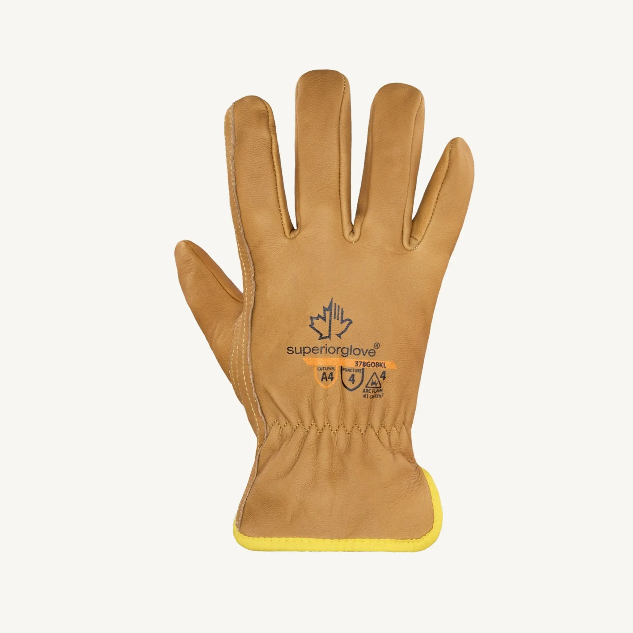 Superior Glove Works Endura 378GOBKL Goatskin Glove, Large, 1 Pair, Back