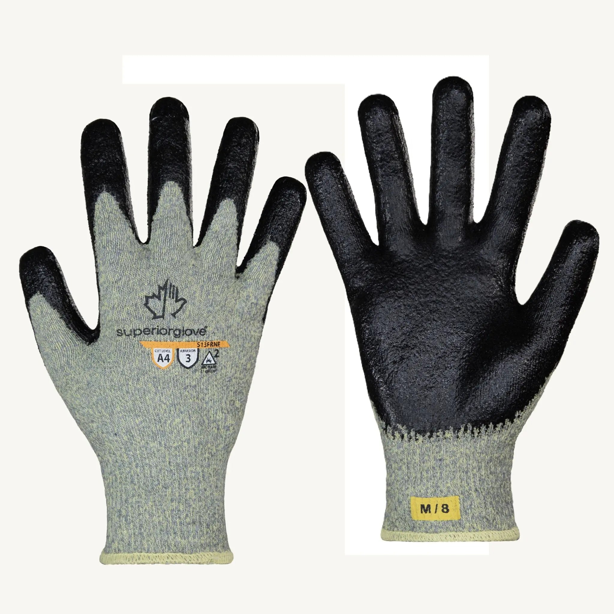Superior Glove Works ParaActiv S13FRNE-9 Arc Rated and Heat 1 Paraactiv Gloves with Cut A4 and Neoprene Palm Coating, Size 9, 1 Pair