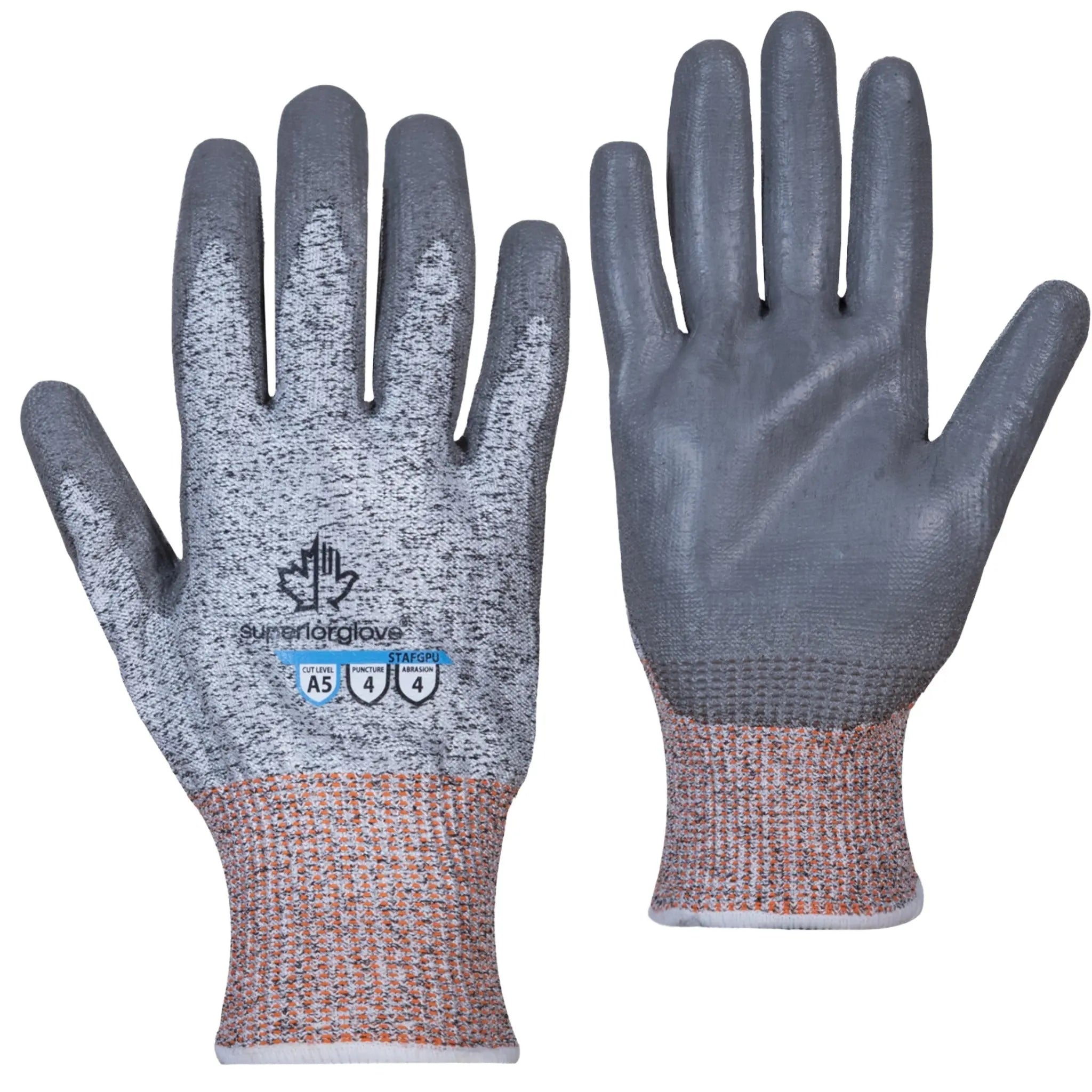 Superior Glove Works TenActiv STAFGPU 13 Gauge Durable Cut Resistant Gloves, 1 Pair