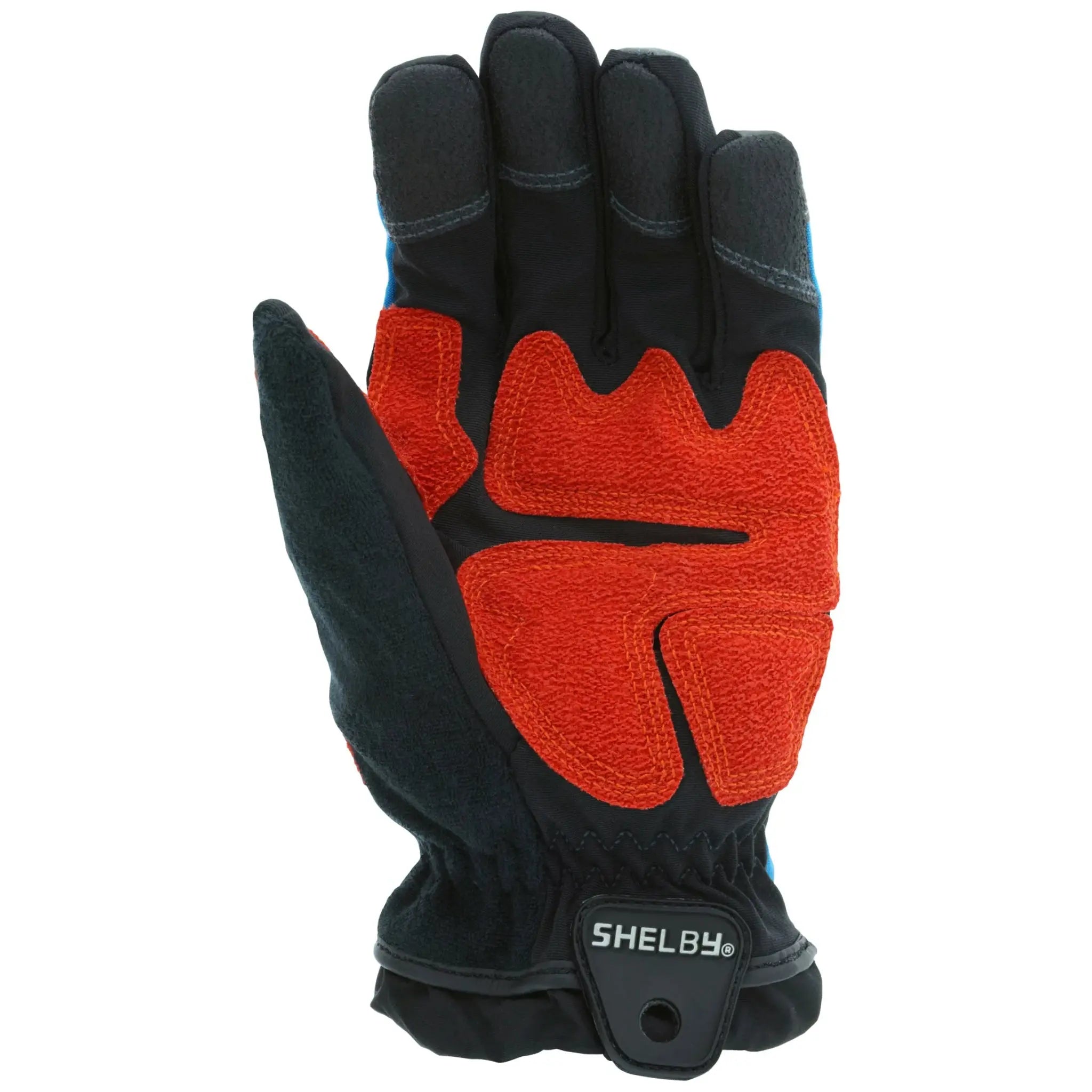 Shelby 2511 Barrier Xtrication Glove, Gauntlet Cuff, Blue, 1 Pair, Palm View