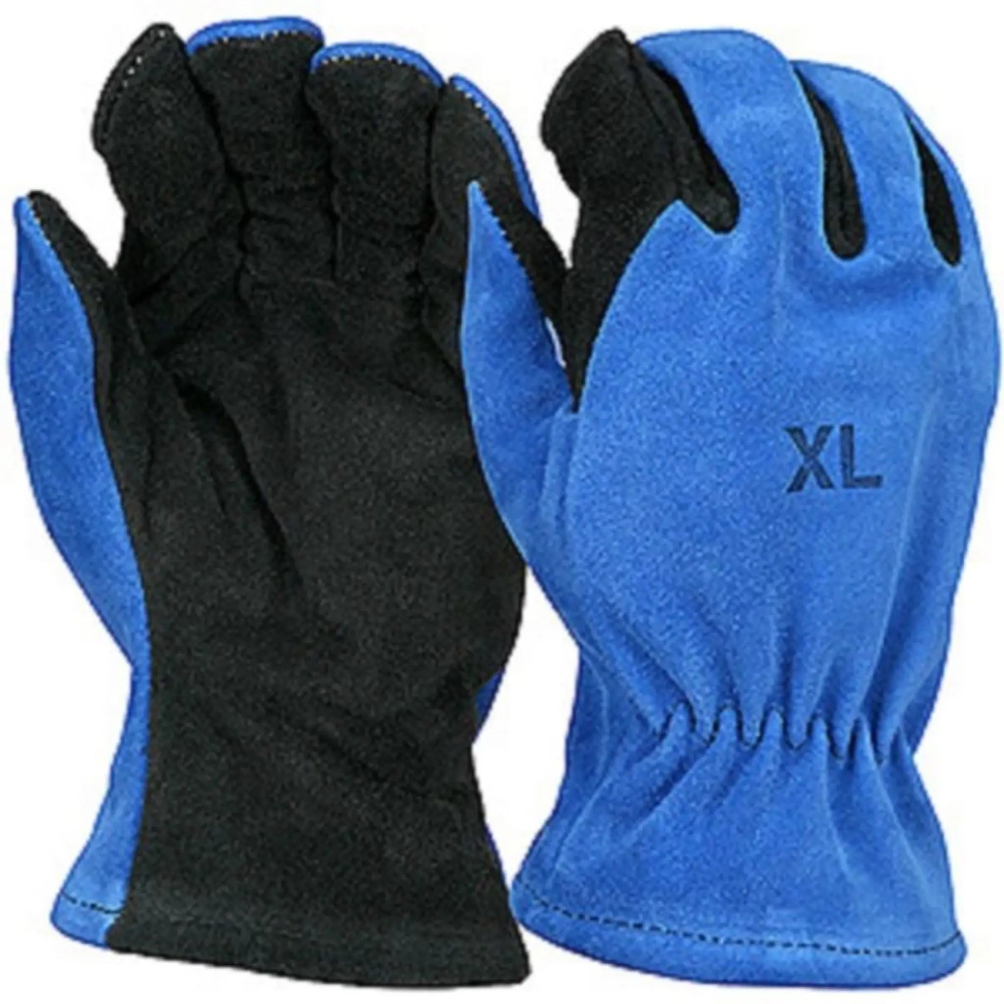 Shelby 5013 Cowhide w/o wristlet, Fed, Cal-Osha Glove, Blue/Black, 1 Pair, Main Image