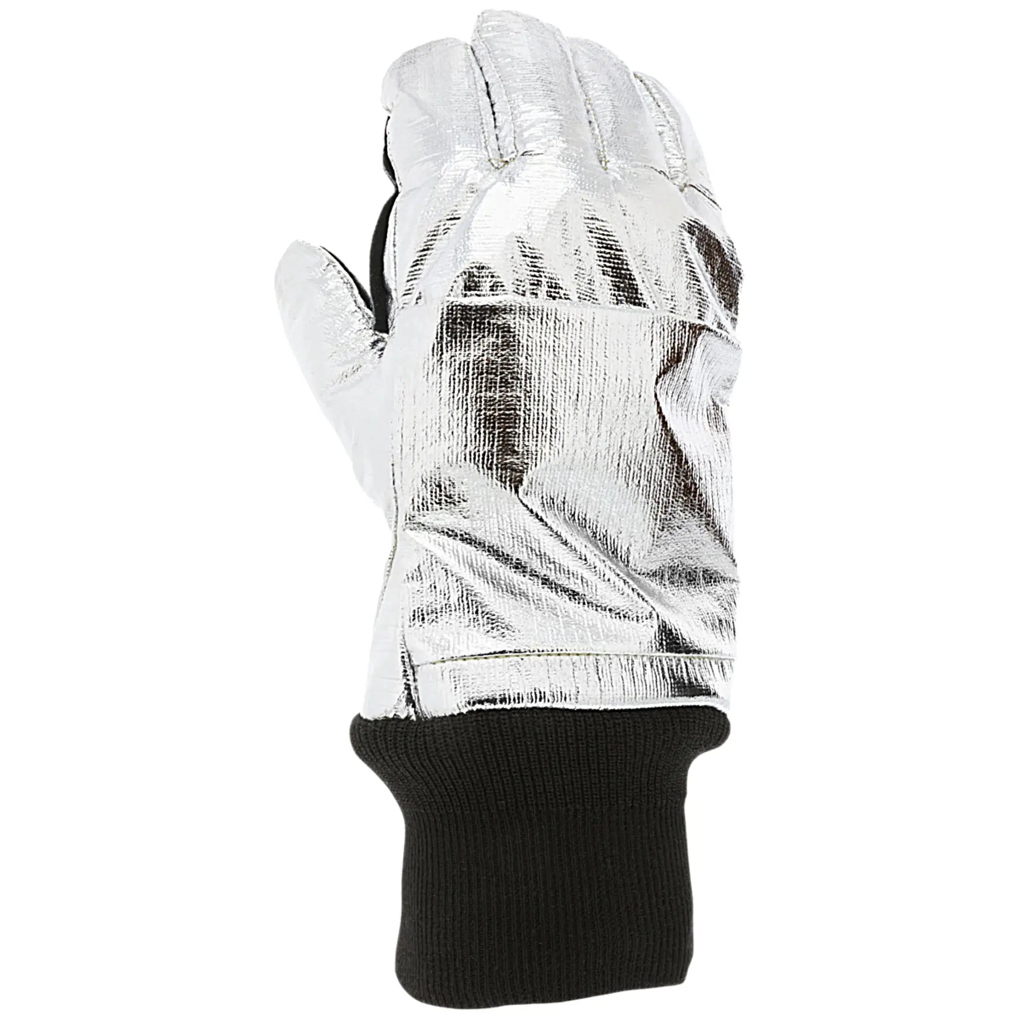 Shelby 5200 Kevlar, Aluminized, NFPA Glove, Silver/Black, 1 Pair, Back View