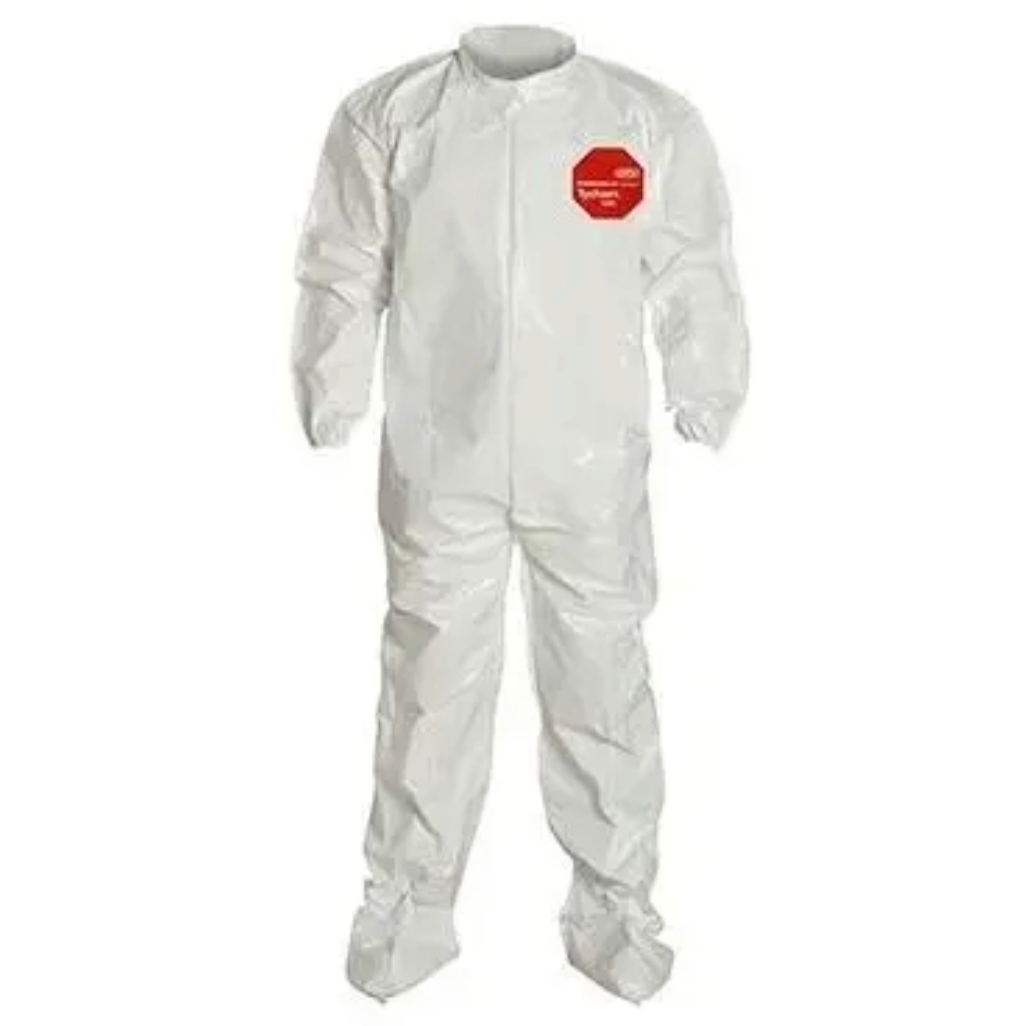 DuPont Tychem 4000 SL121TWHLG000400 Coverall, White, Large, Case of 4