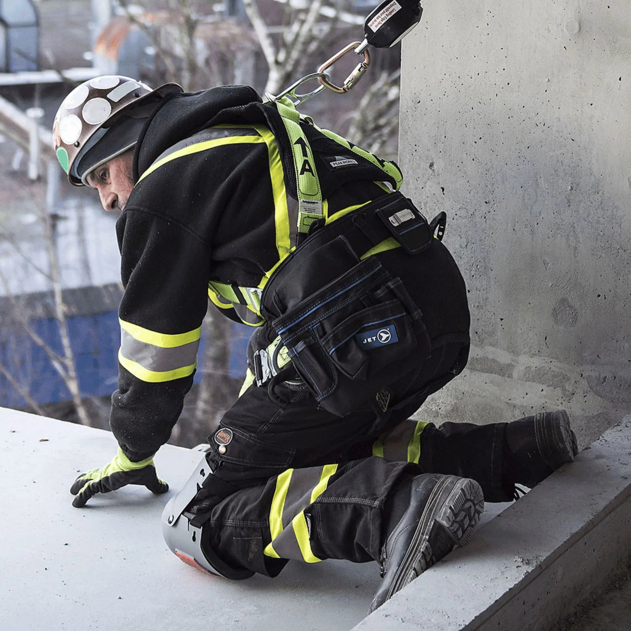 Surewerx KneePro Ultra Flex III S96110 Knee Pads, Grey/Orange, 1 Pair, Image 5