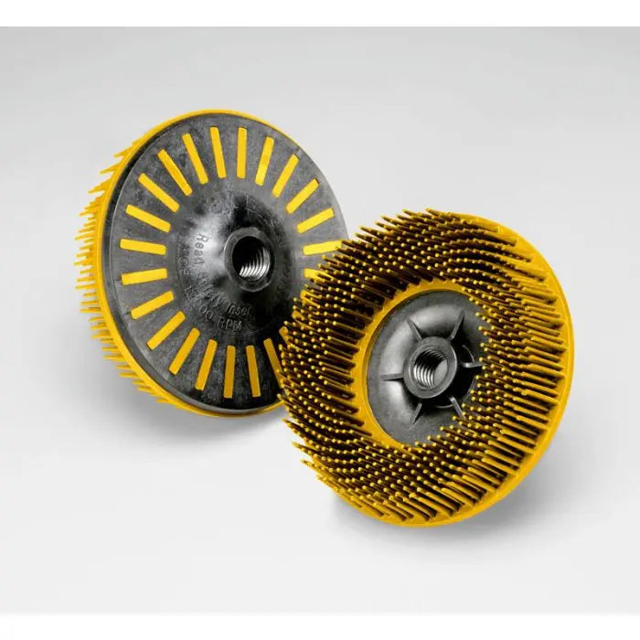 Scotch-Brite™ Bristle Disc, 4-1/2 in x 5/8-11 Internal 80, 10 per case