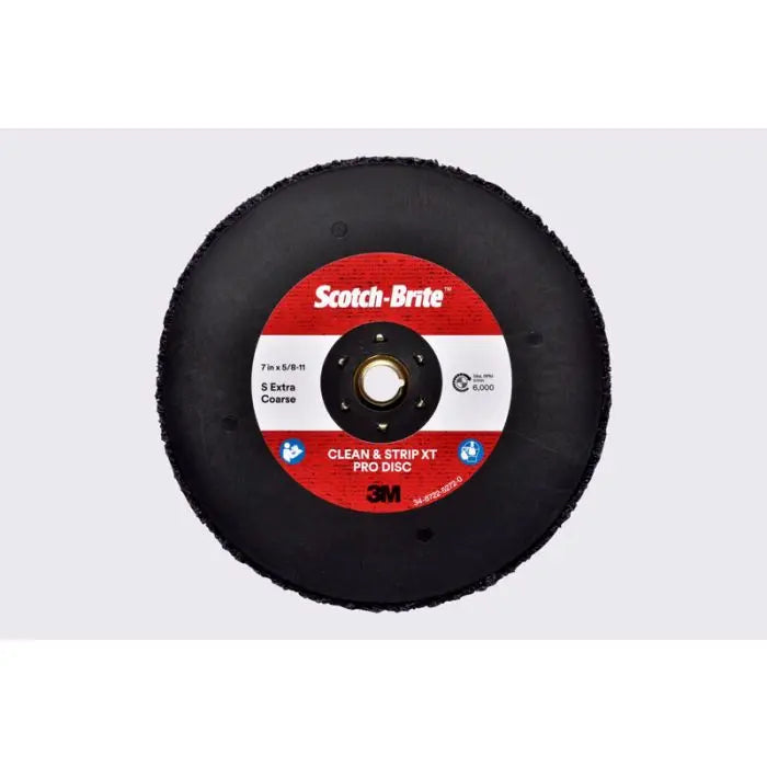 Scotch-Brite™ Clean and Strip XT Pro Disc, TN Quick Change, 7 in x 5/8 in-11, S XCS, 5 per case