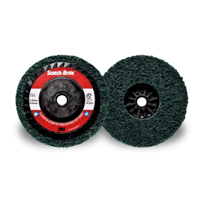 Scotch-Brite™ Clean and Strip XT Pro Extra Cut Disc, T27 Quick Change, 5 in x 5/8 -11 in, A XCS, 10 per case