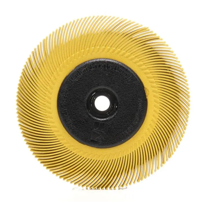 Scotch-Brite™ Radial Bristle Brush, 6 in x 7/16 in x 1 in 80 with Adapter, 5 per case