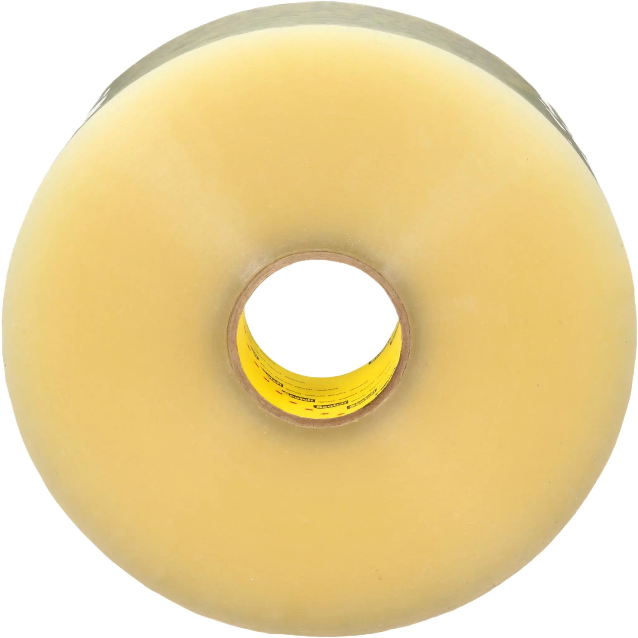 Scotch High Tack Box Sealing Tape 375+ Clear 72 mm x 1500 m front view