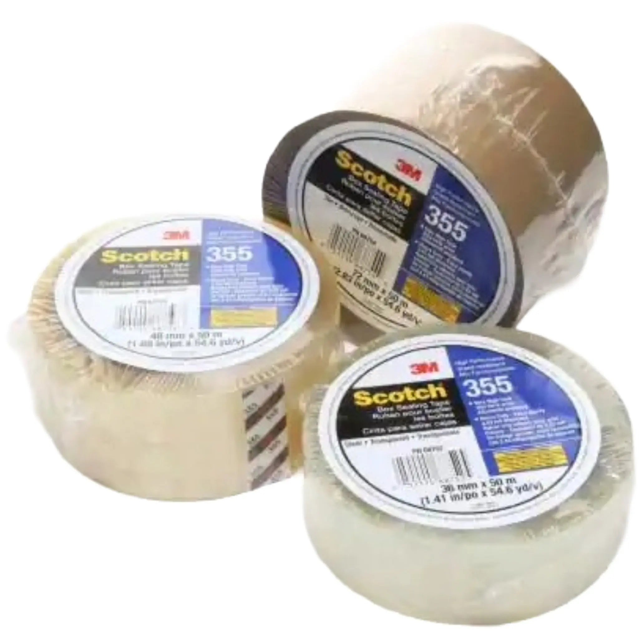 Scotch Box Sealing Tape 355 Clear 72 mm x 914 m, 1 Roll-Main-Image
