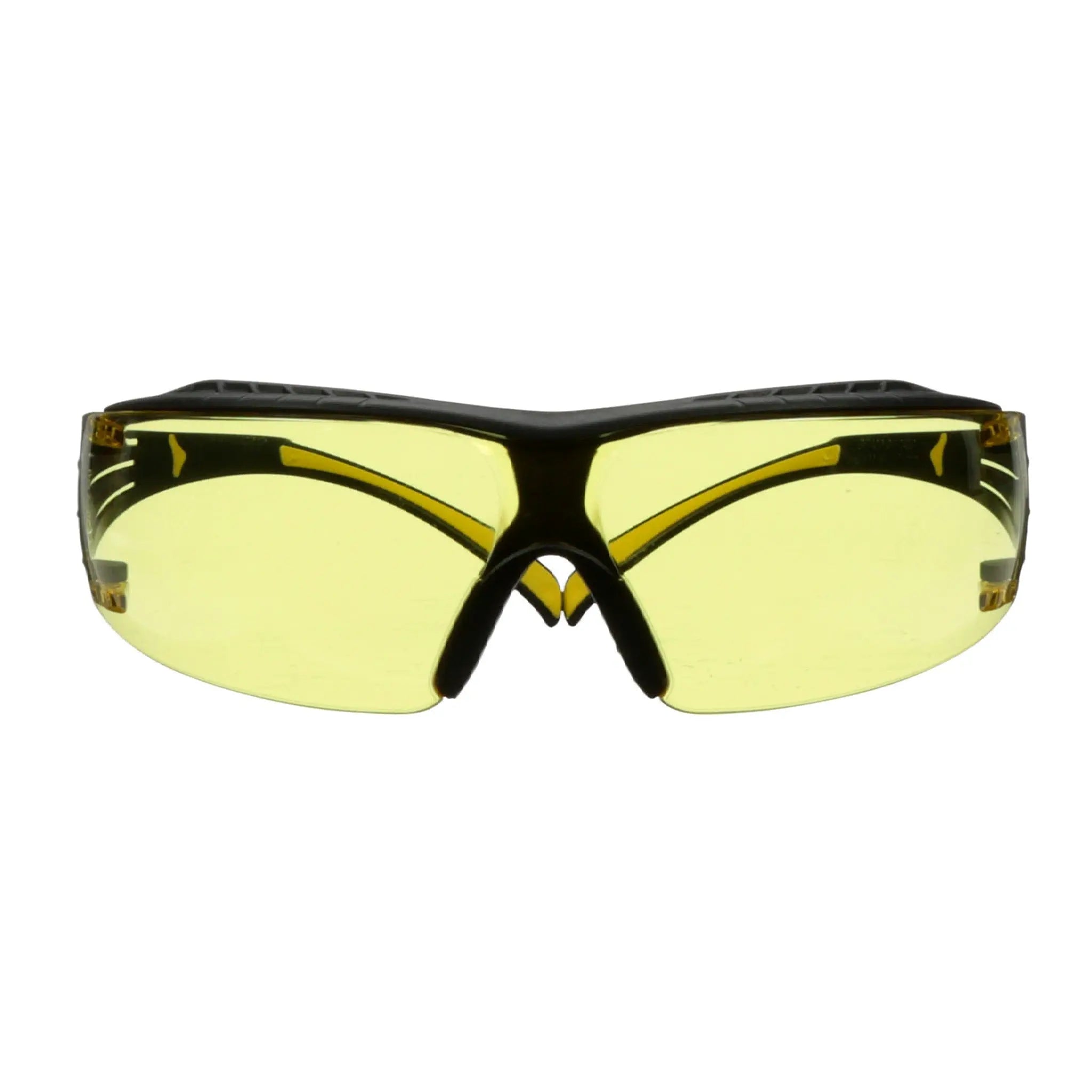 3M SecureFit 400 Series Safety Glasses SF403XSGAF-YEL, Yellow/Black, Amber Scotchgard Anti-Fog/Anti-Scratch Lens, 20 EA/Case