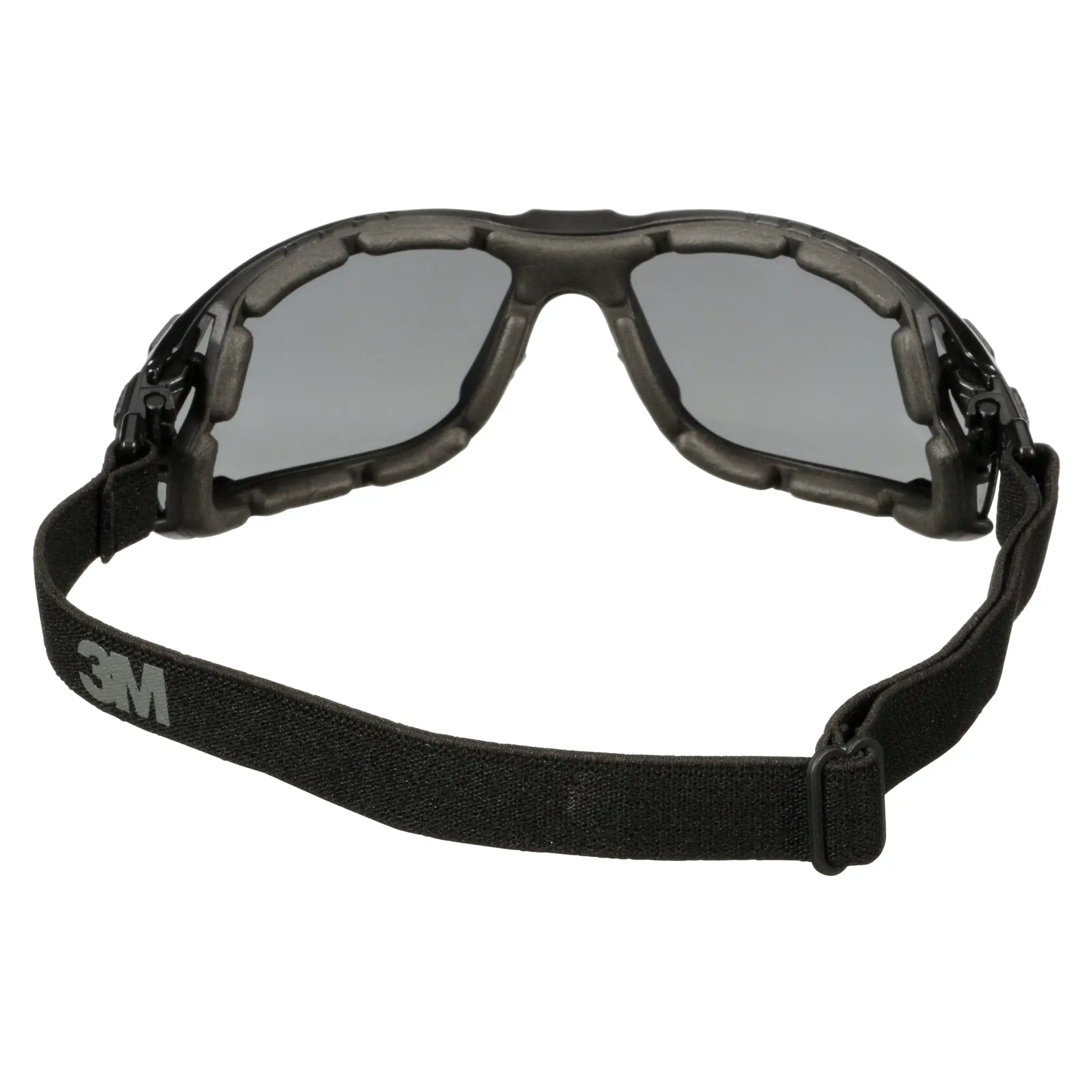 3M Solus 1000 Series, S1502SGAF-KT, Blk Temples, Scotchgard Anti-Fog Coating, Gray AF-AS lens, Foam-Strap, 20 ea-Case