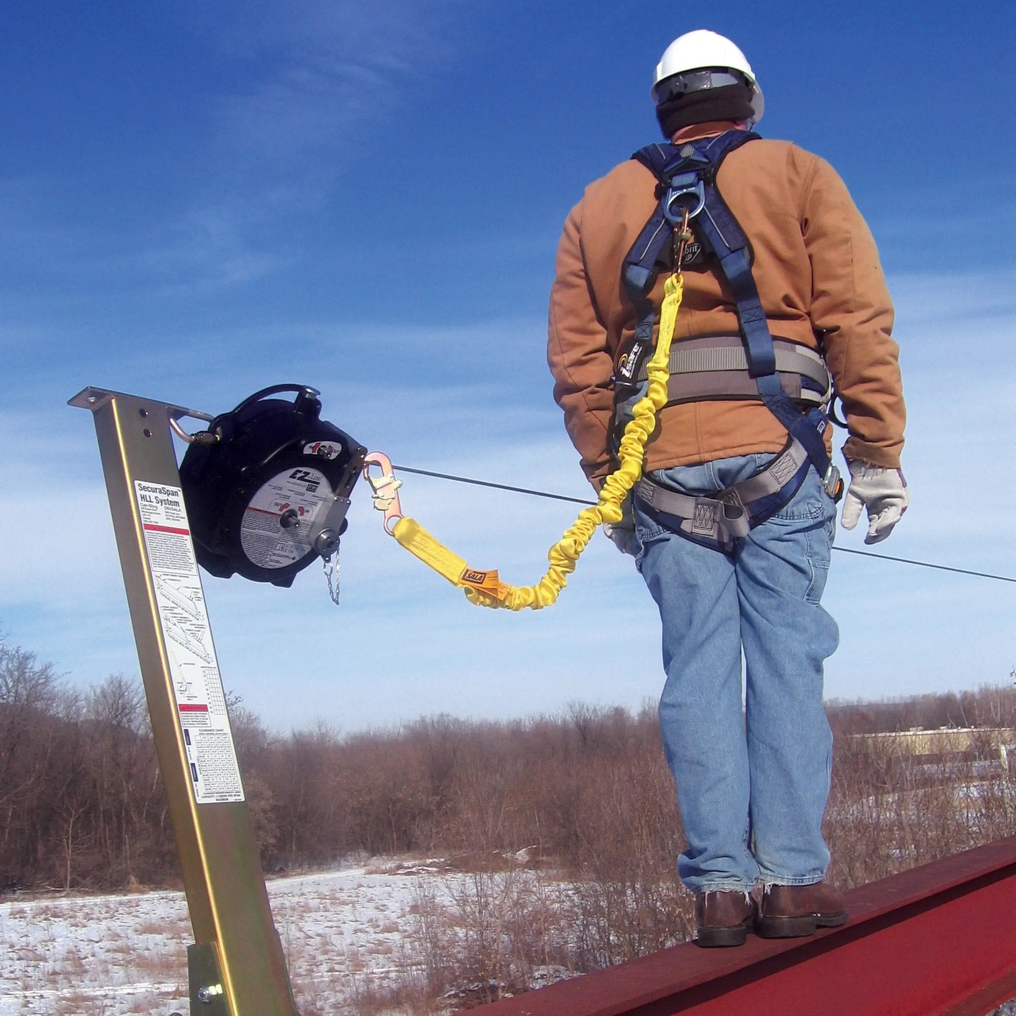 3M DBI-Sala 7100188820 7605060 EZ-Line Retractable Horizontal Lifeline System, 1 Each