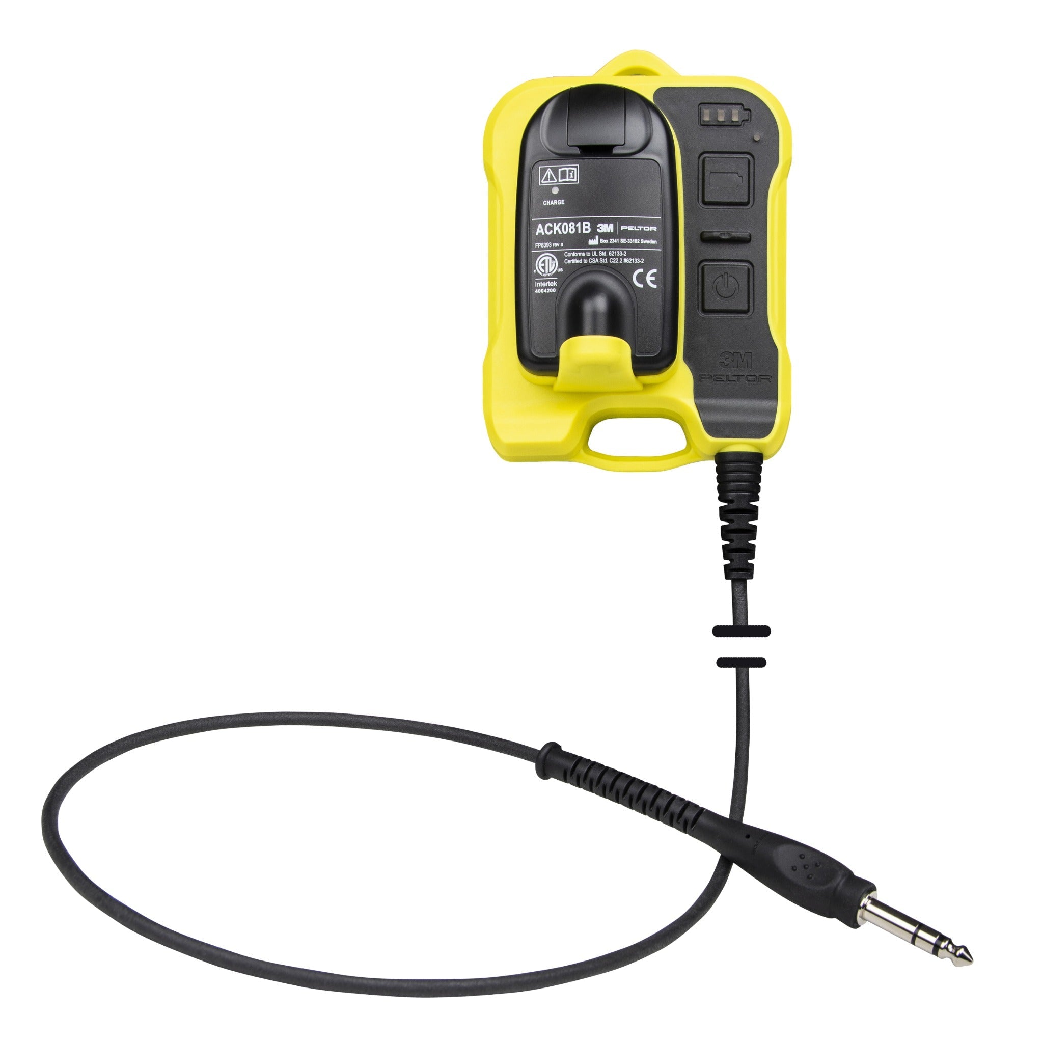 3M PELTOR FL61007-WS7 WS Adapter G3, Ground Mechanic, Yellow, Battery, 1 Each