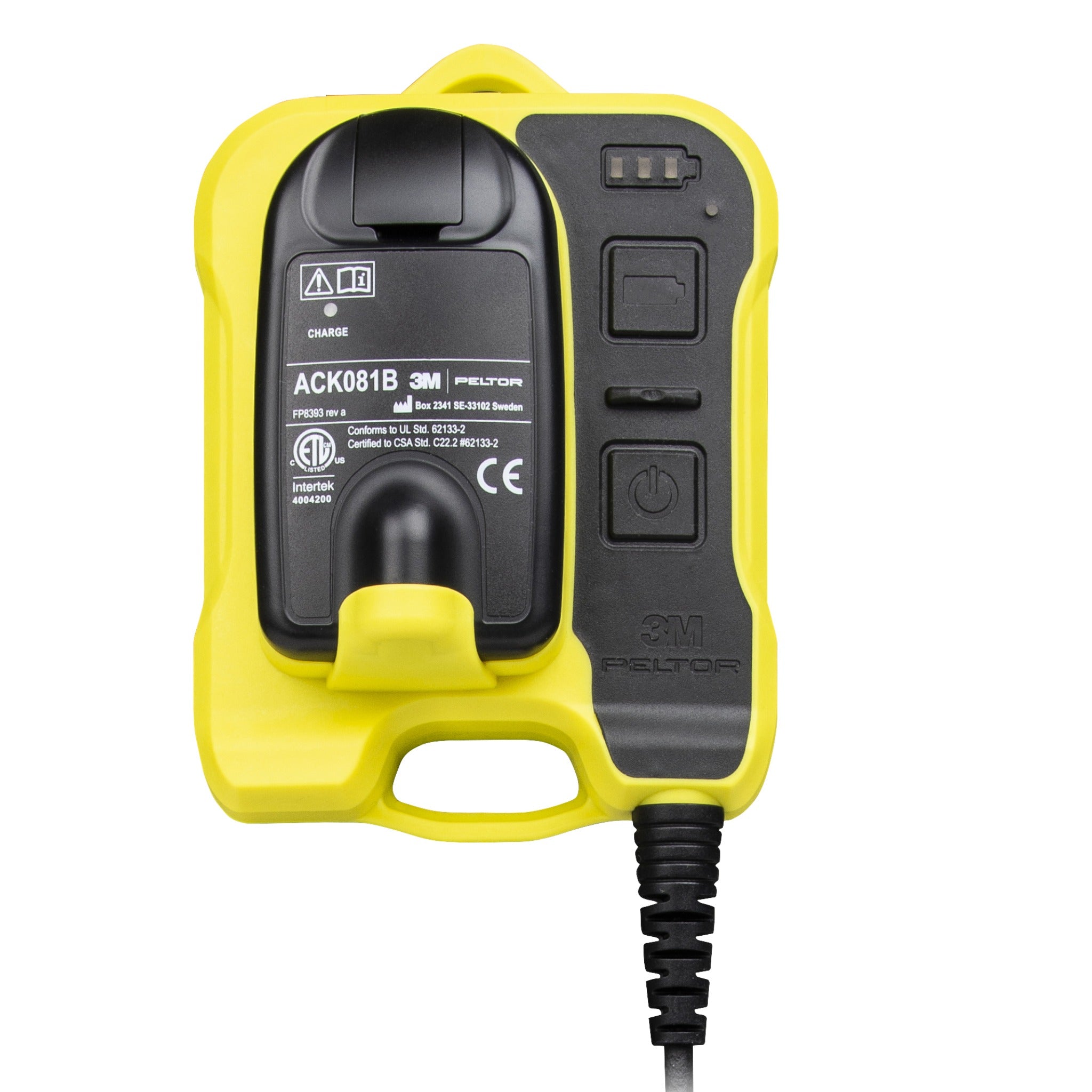 3M PELTOR FL61007-WS7 WS Adapter G3, Ground Mechanic, Yellow, Battery, 1 Each