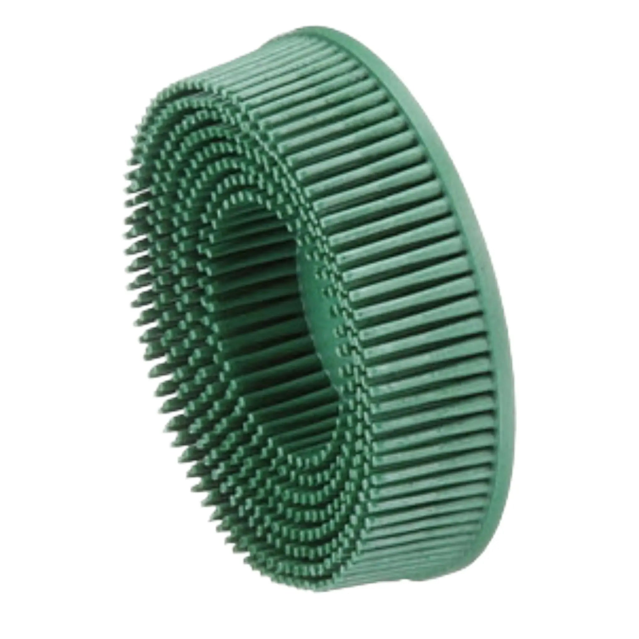 3M Scotch-Brite 7100138285 Roloc Bristle Disc 50 Tapered CRS, Green, 2 inches x .625 inches, Carton of 100