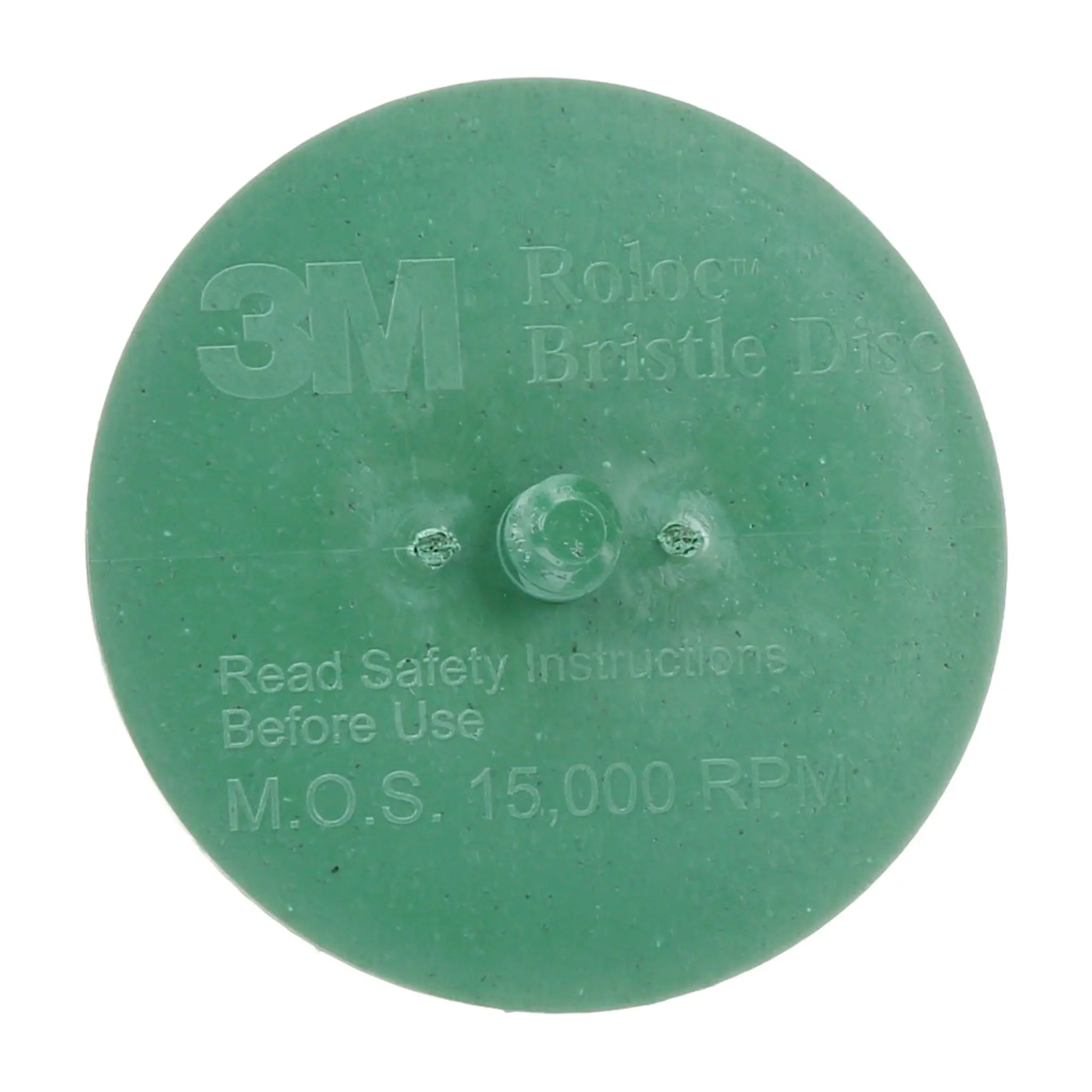 3M Scotch-Brite 7100138285 Roloc Bristle Disc 50 Tapered CRS, Green, 2 inches x .625 inches, Carton of 100