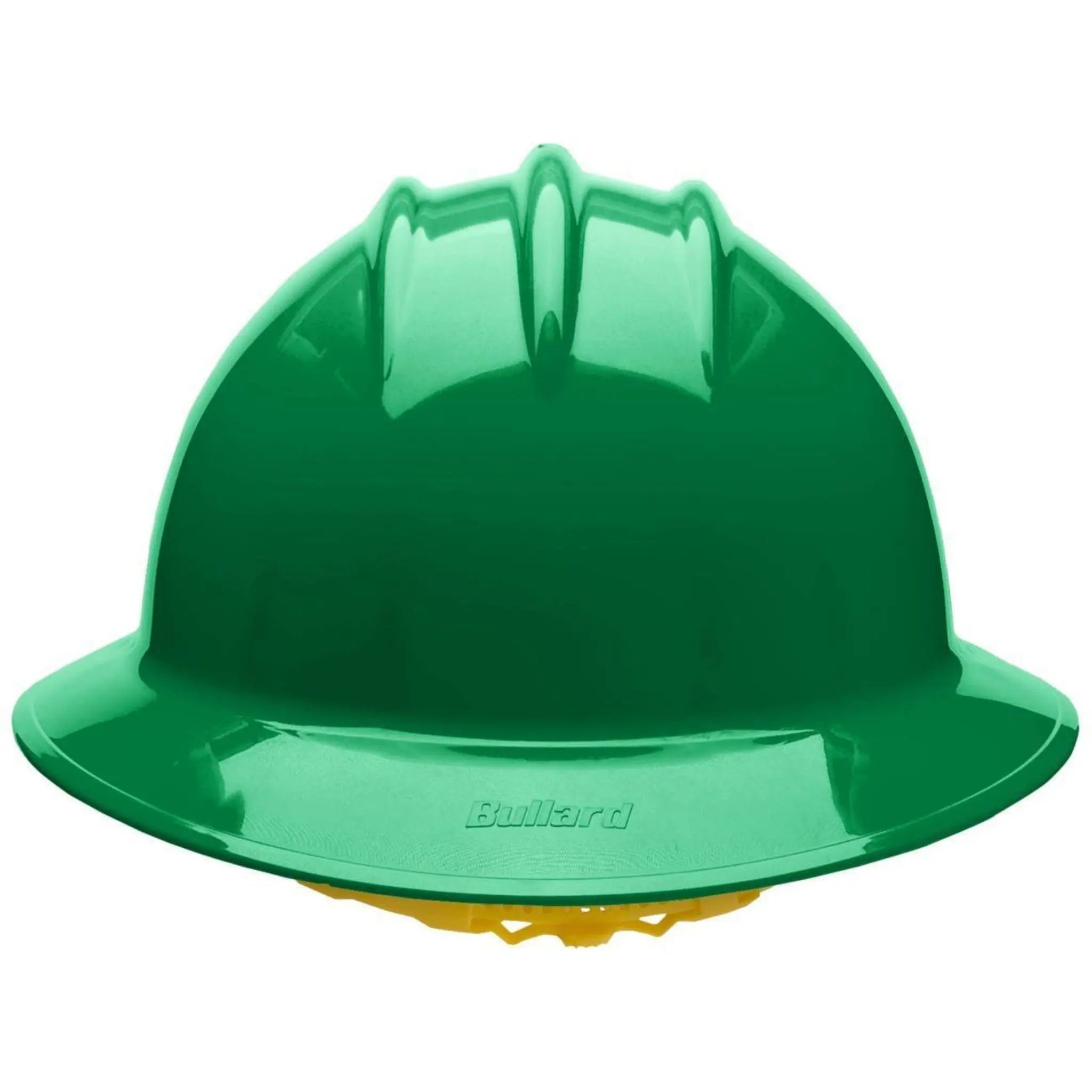 Bullard C33 33KGP 6pt Pinlock Classic Full Brim Style Hard Hat, Kelly Green, 1 Each