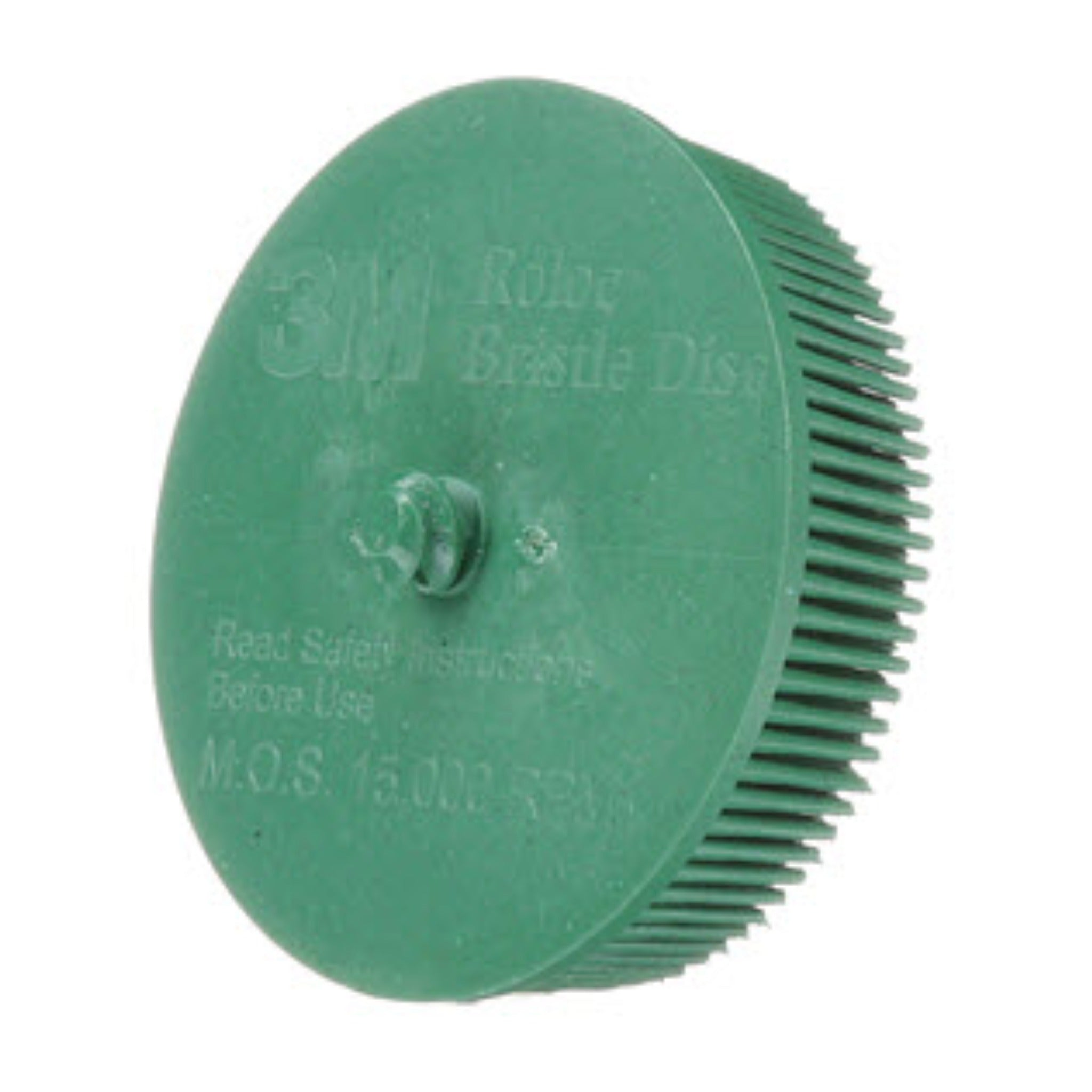 3M Scotch-Brite 7100138285 Roloc Bristle Disc 50 Tapered CRS, Green, 2 inches x .625 inches, Carton of 100