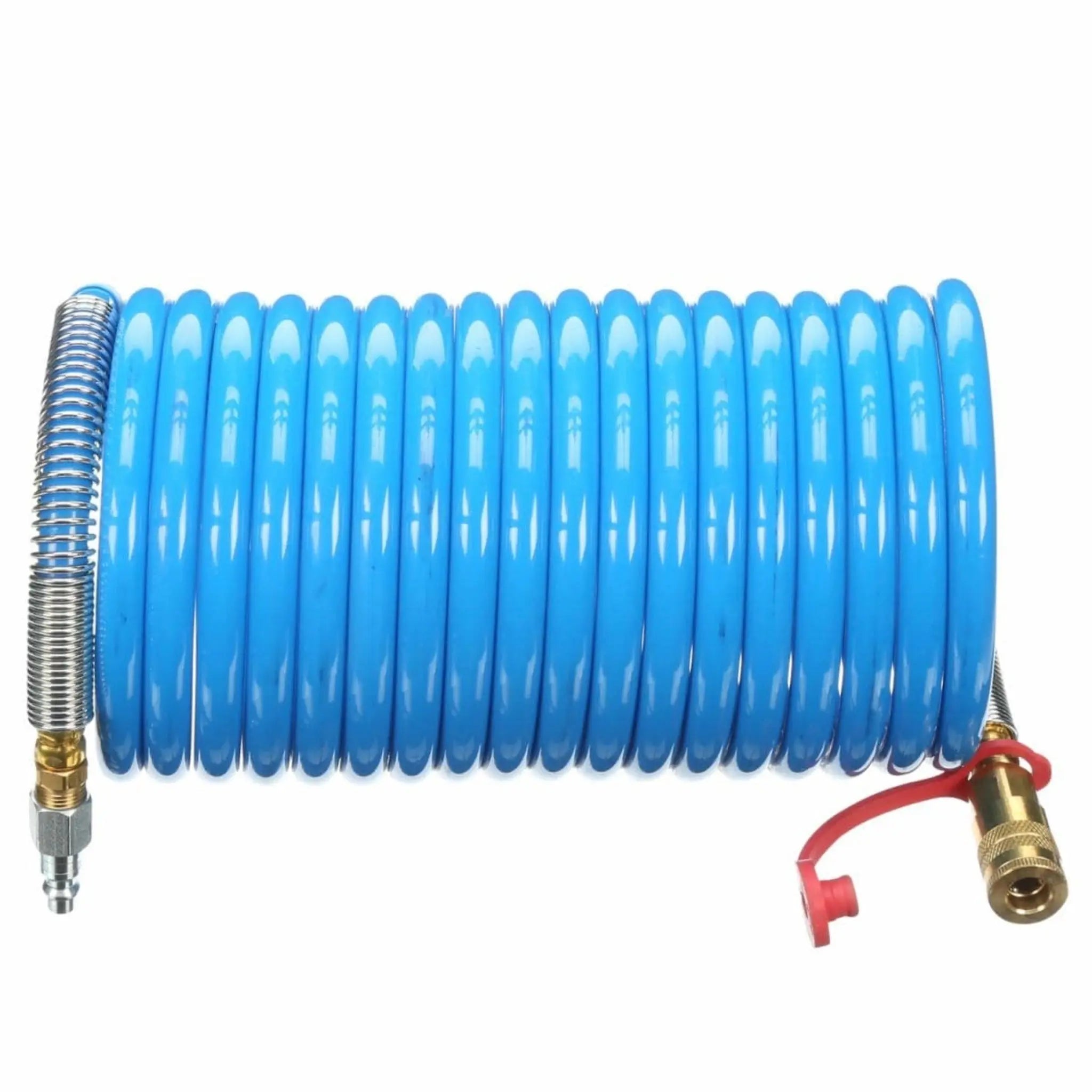 3M™ Supplied Air Hose W-2929-25, 25 ft, 3/8 in ID, Industrial Interchange Fittings, High Pressure, Coiled