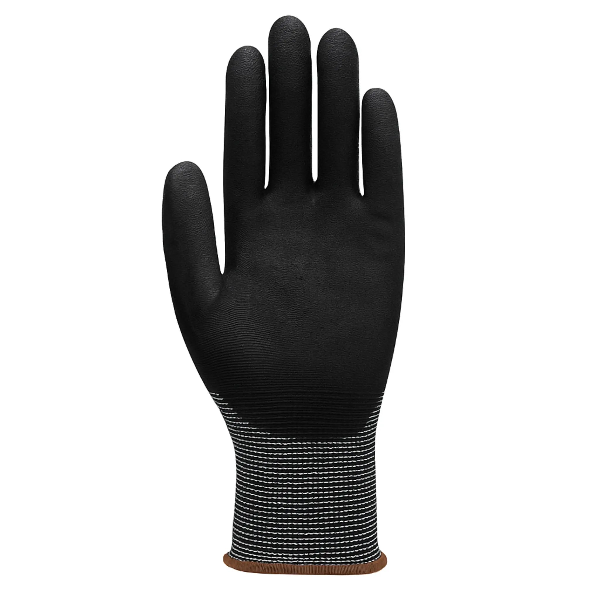 PIP G-Tek 713SUCB PosiGrip Nylon Glove with Polyurethane Coated Flat Grip, Black, Palm