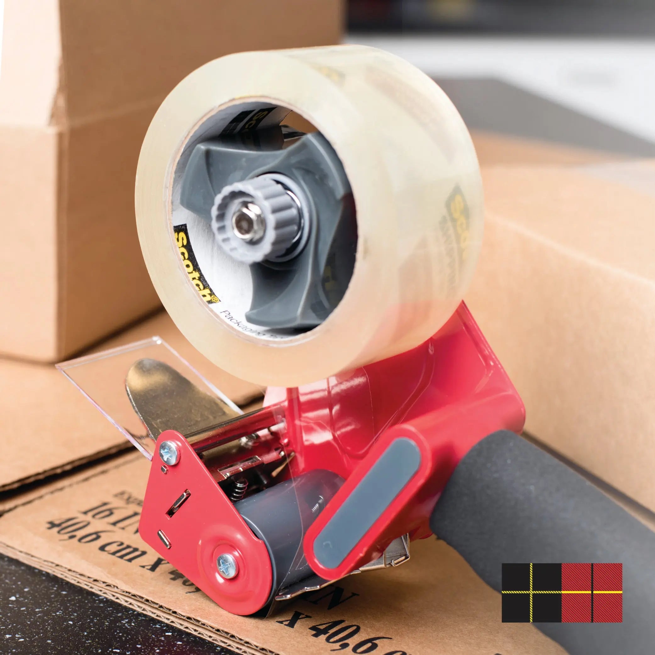 Scotch High Tack Box Sealing Tape 311+, Clear, 48 mm x 100 m, 1 Roll