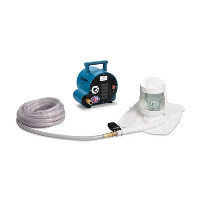 Allegro 9221-01A 1-Worker Single Bib Tyvek Hood Breathing Air Blower Respirator System w/ 50’ Hose