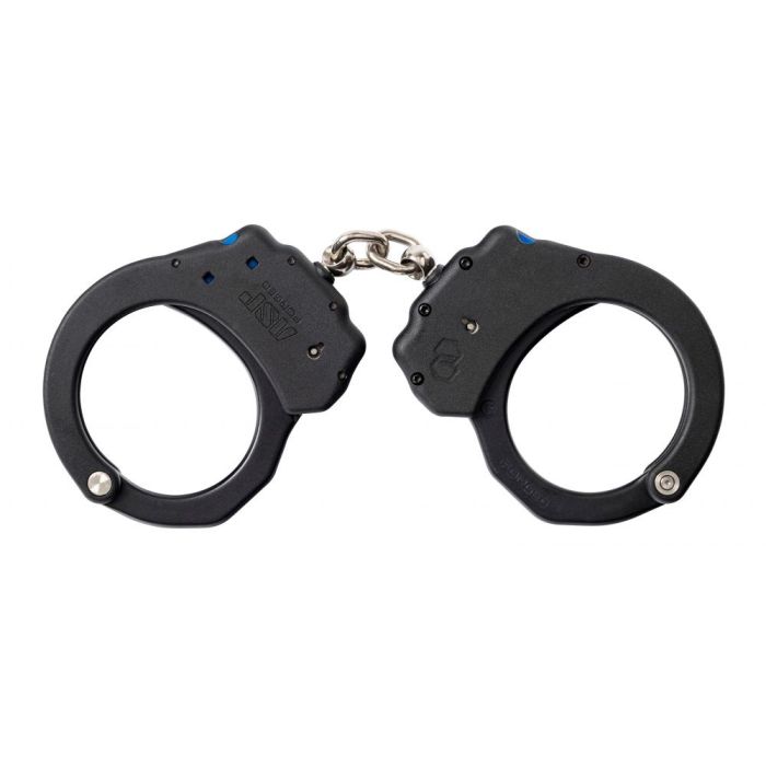 ASP Ultra Plus Handcuffs, Black, 1 Each-Hinge Style-Steel-Security