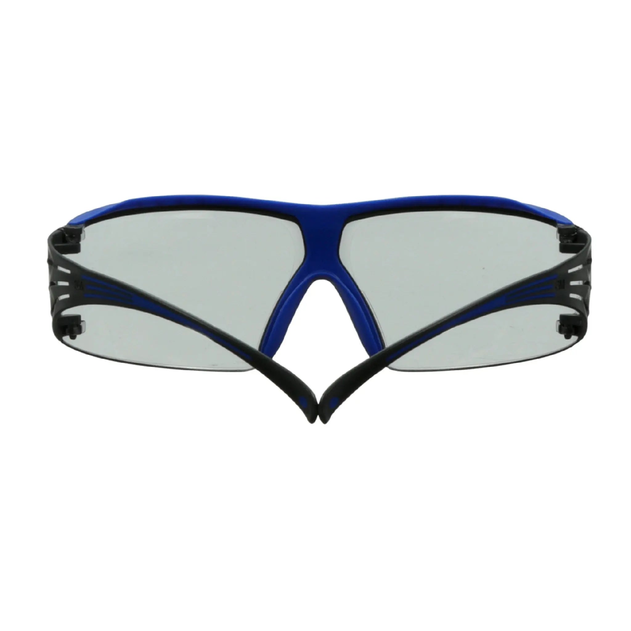 3M SecureFit 400 Series Safety Glasses SF407XSGAF-BLU, BLU/GRY, I/O GRY Scotchgard Anti-Fog/Anti-Scratch Lens, 20 ea/Case