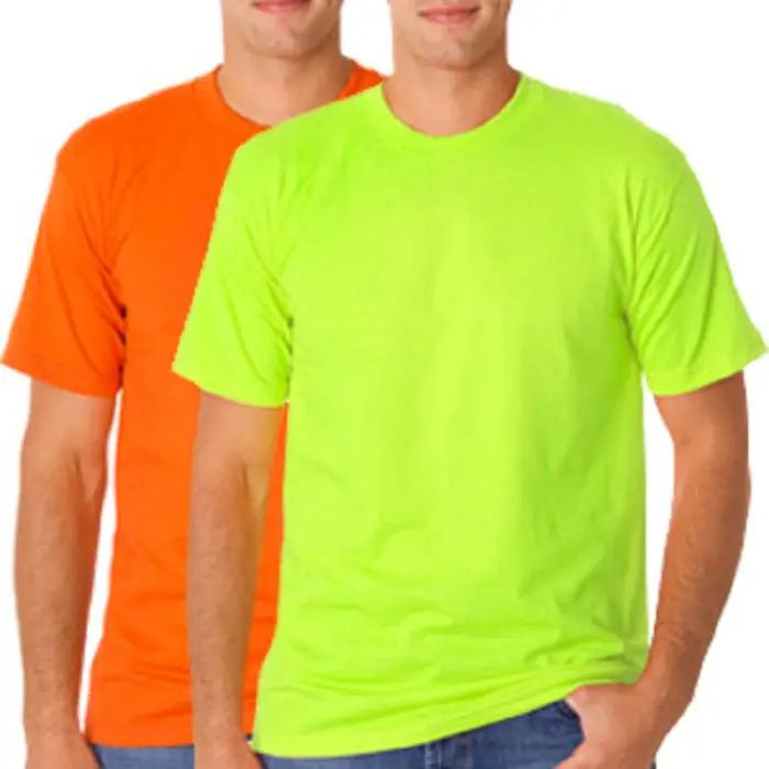 Bayside BA1701 50/50 Poly Cotton Blend Safety T-Shirts, 1 Each